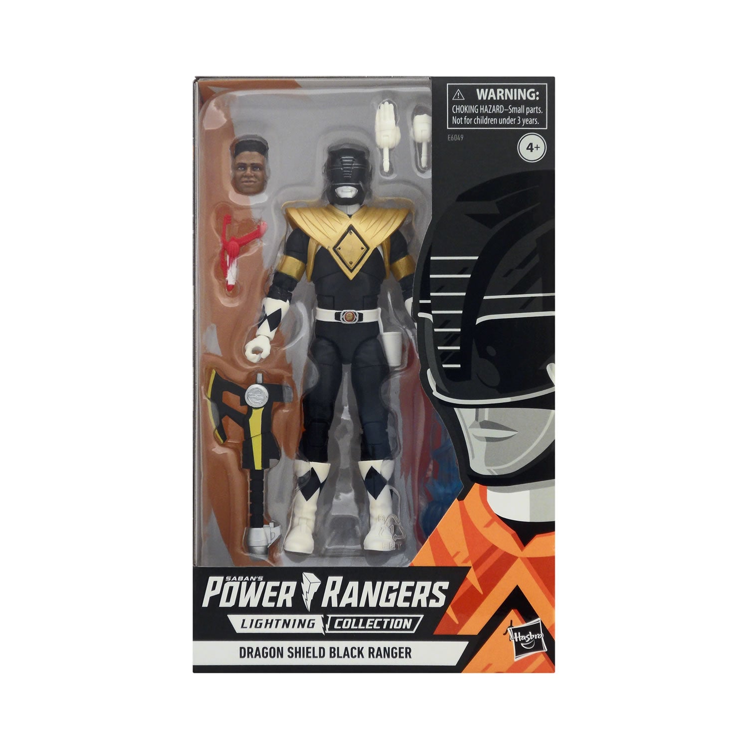 Power Rangers Lightning Collection Dragon Shield Black Ranger 6-Inch A ...