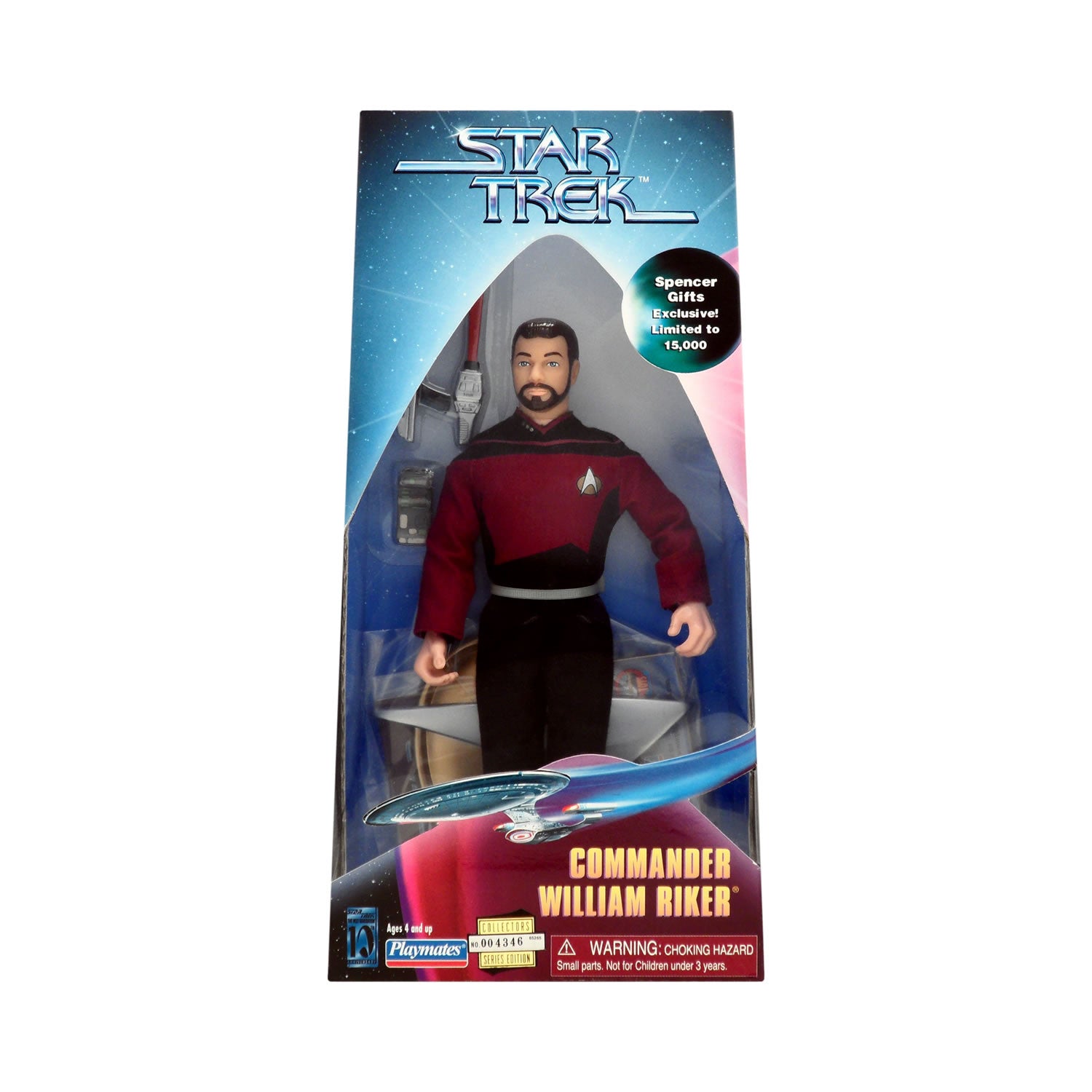 Star Trek Exclusive Commander William Riker 9-Inch Action Figure ...