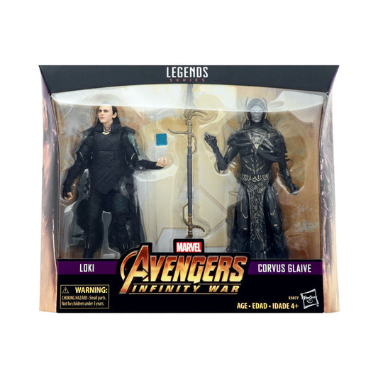 Marvel Legends Avengers Infinity War Loki and Corvus Glaive 2-Pack