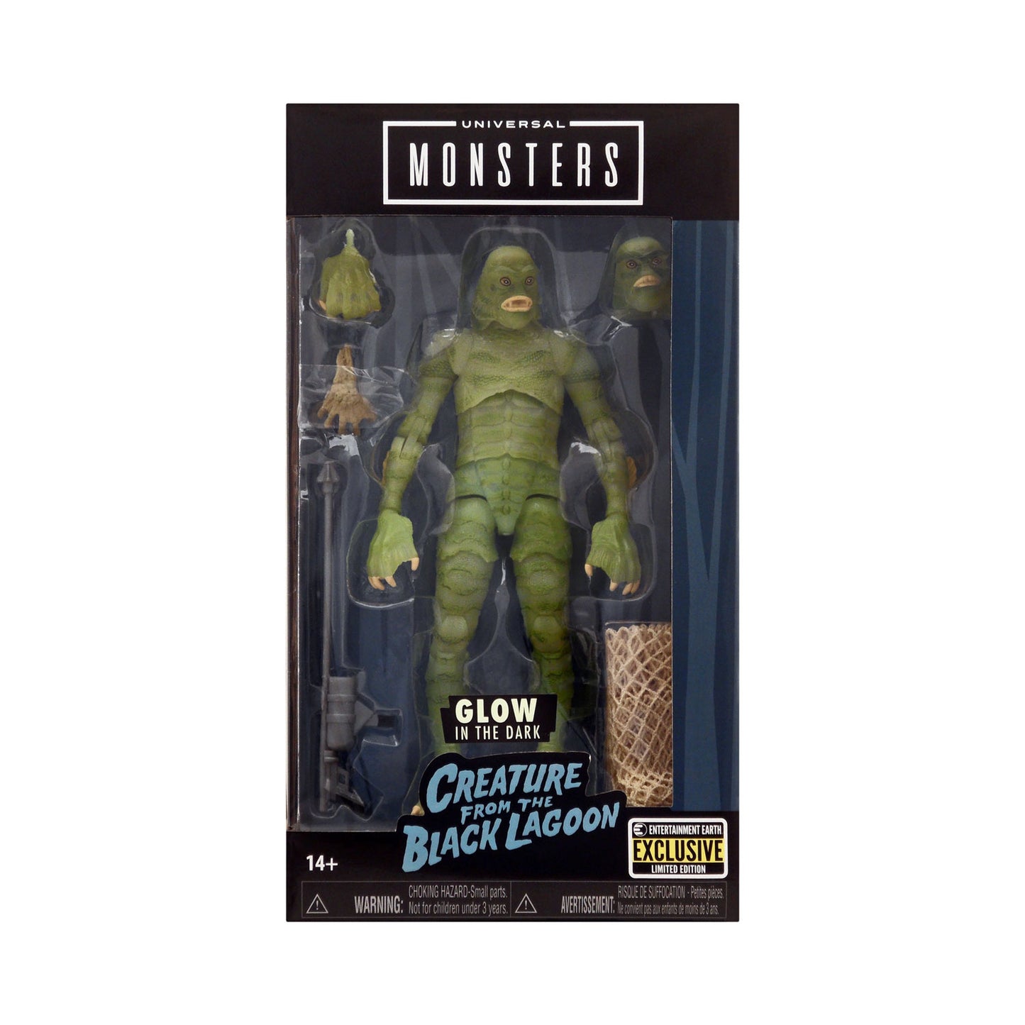 Glow in the Dark Creature from the Black Lagoon 6-Inch Action Figure from Jada Toys Universal Monsters