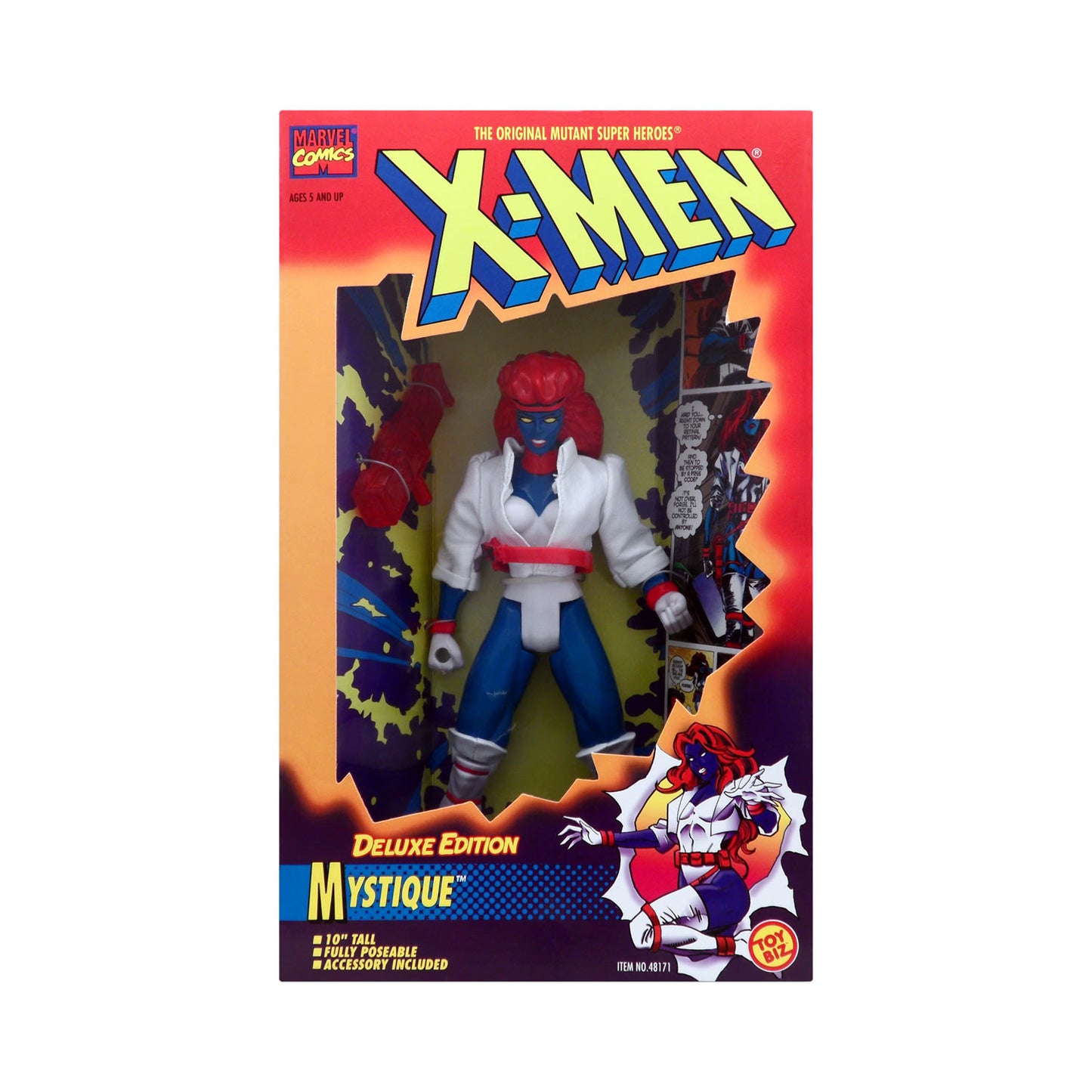 X-Men Deluxe Edition Mystique 10-Inch Action Figure