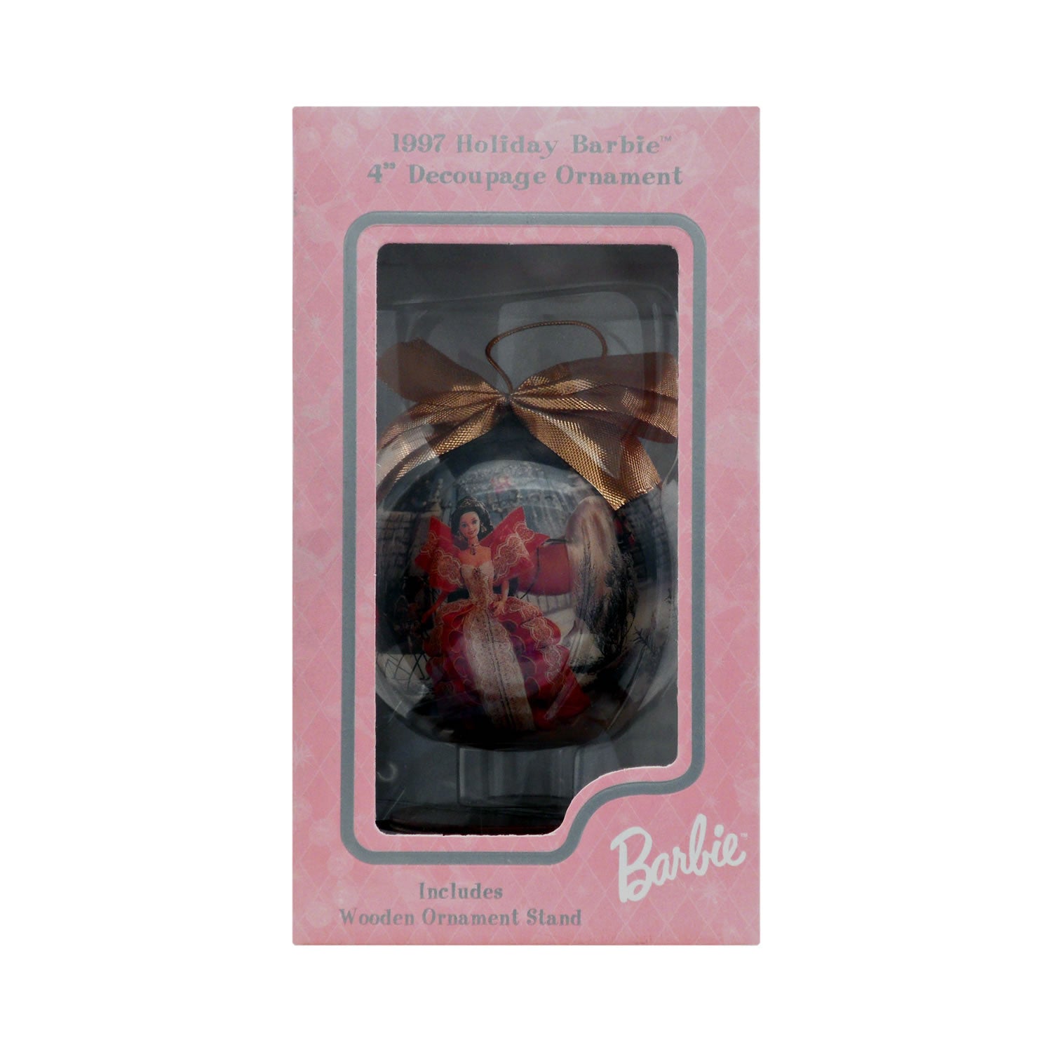 1997 holiday barbie decoupage ornament new arrivals