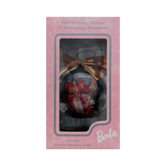 1997 Holiday Barbie Decoupage Ornament