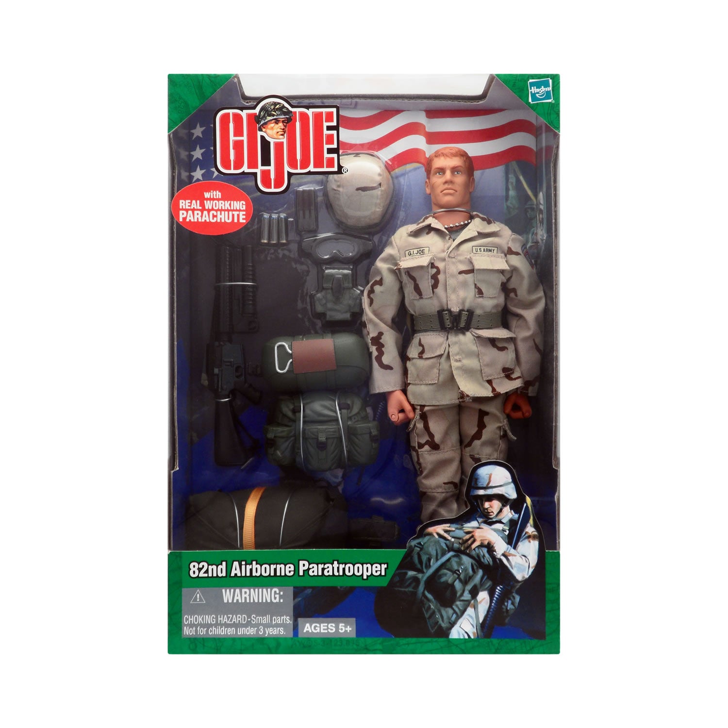 G.I. Joe 82nd Airborne Paratrooper 12-Inch Action Figure – Action