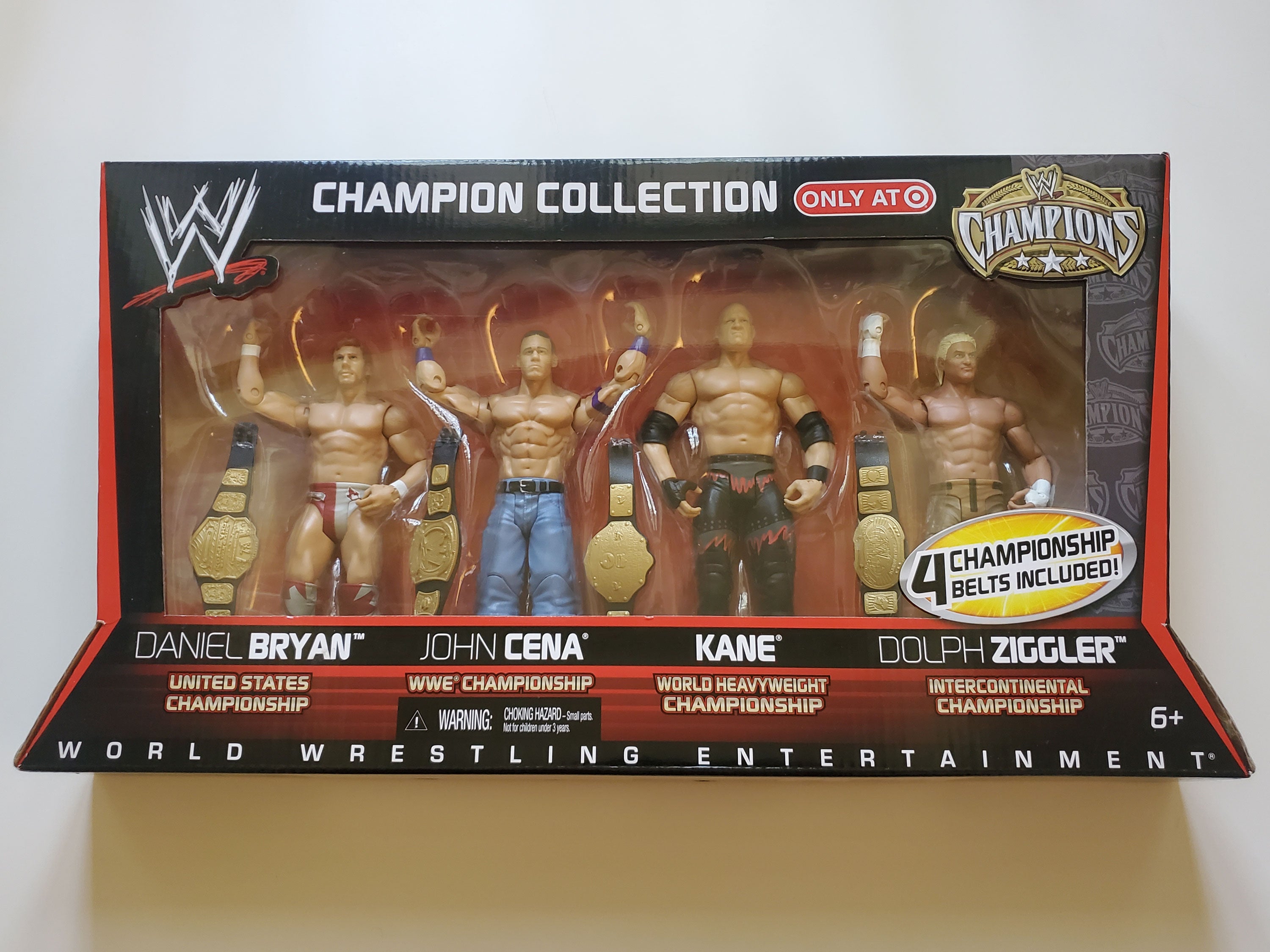 Wwe action figure with intercontinental sales championship belt