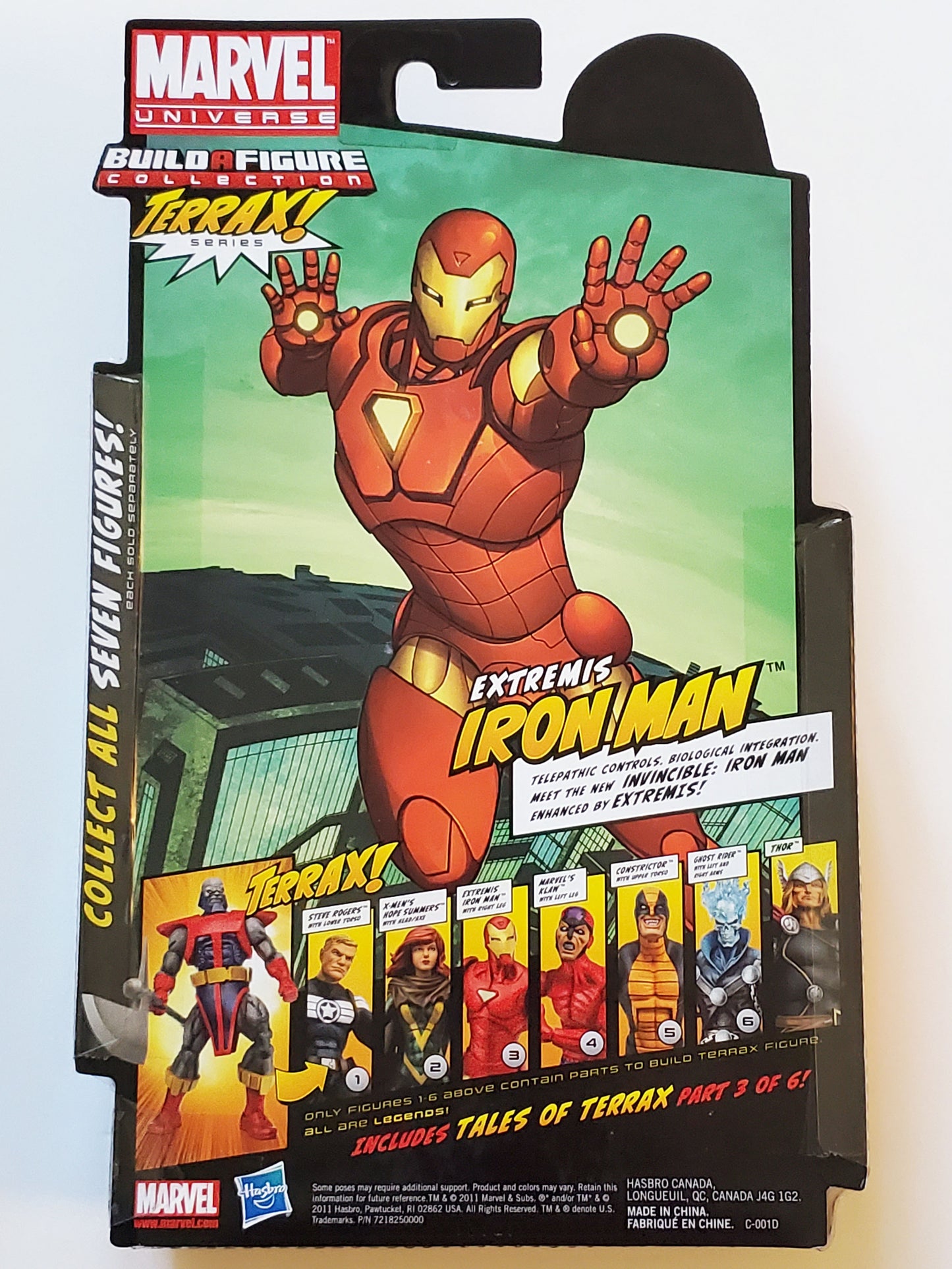 Marvel Legends Terrax Series Extremis Iron Man (stealth armor variant)
