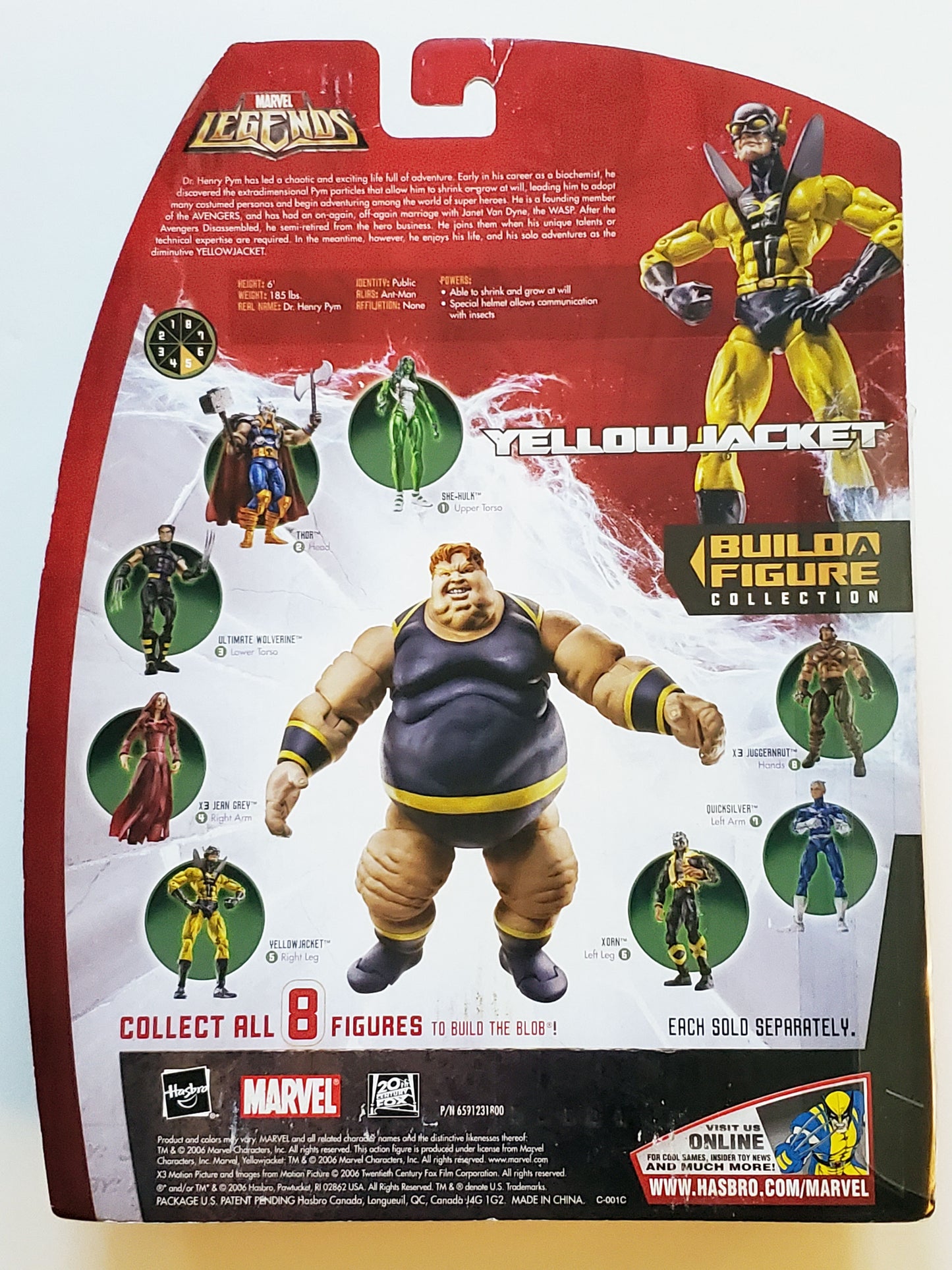 Marvel Legends Blob Series Yellowjacket (gold variant)