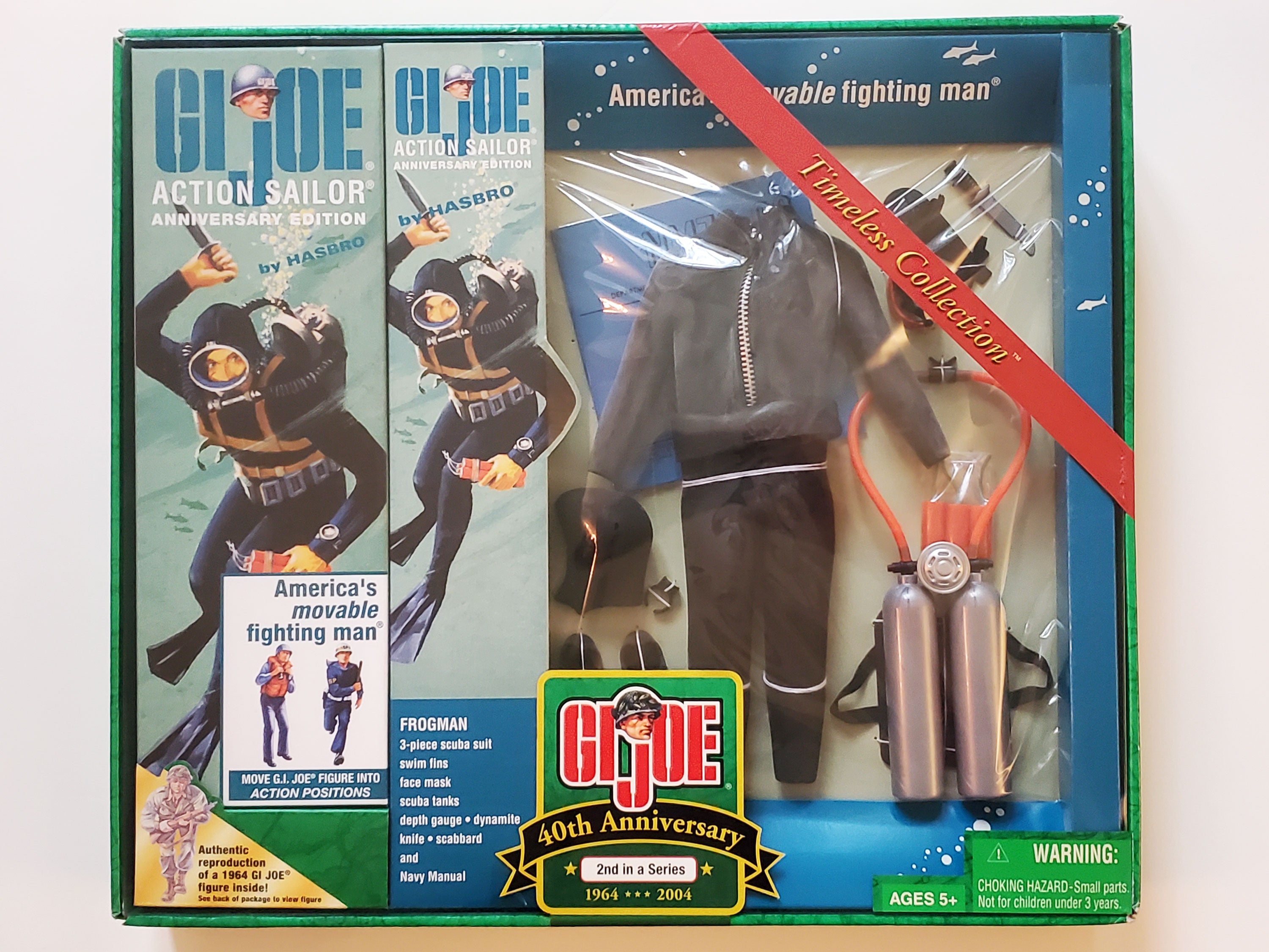 G.I. Joe 40th Anniversary Action Sailor with Frogman 2nd Set in a