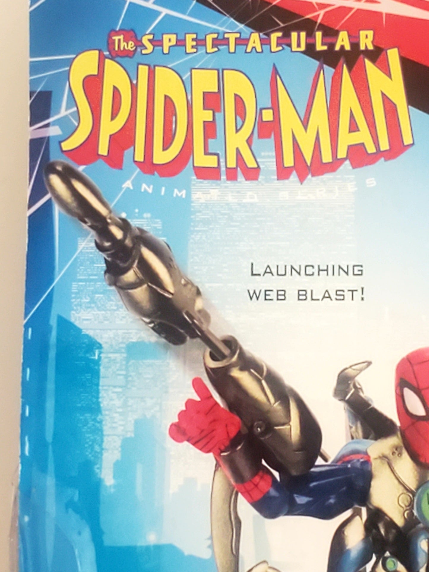 Spider-Man with Spider Armor Action Figure from the Spectacular Spider-Man Animated Series