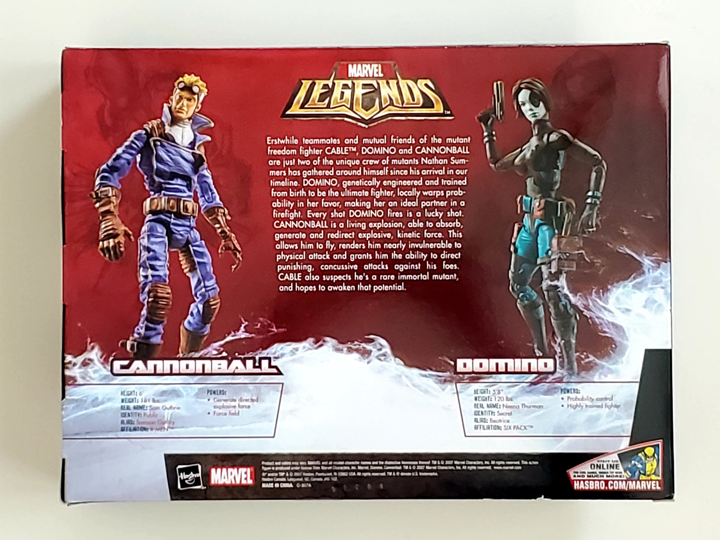 Marvel Legends Cannonball & Domino Action Figure 2-Pack