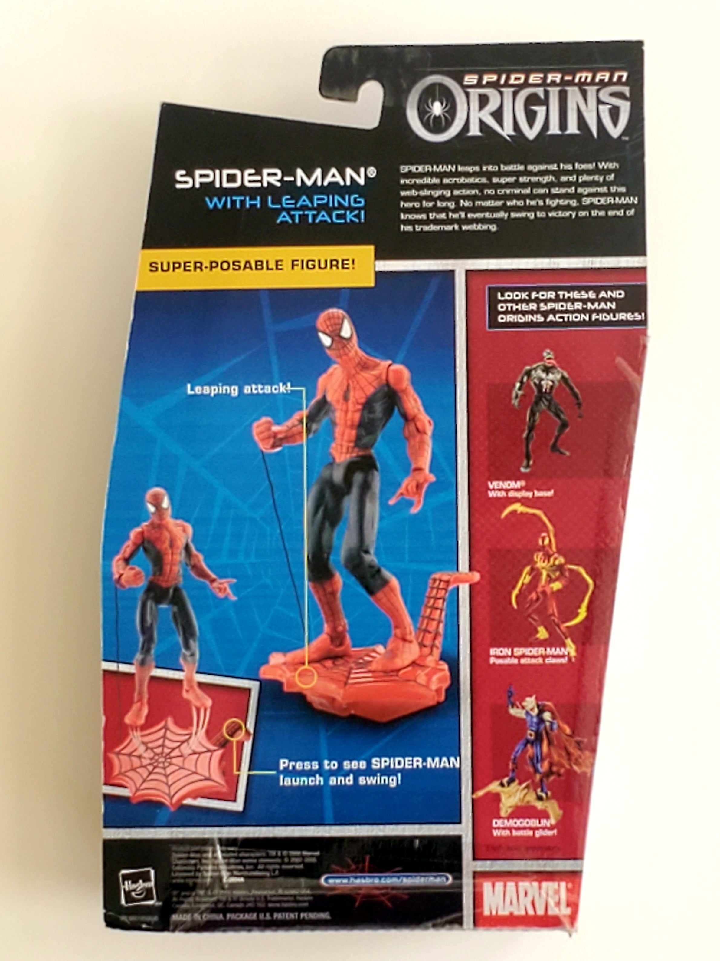 Spider-Man Origins Spider-Man with Leaping Attack 6-Inch Action Figure