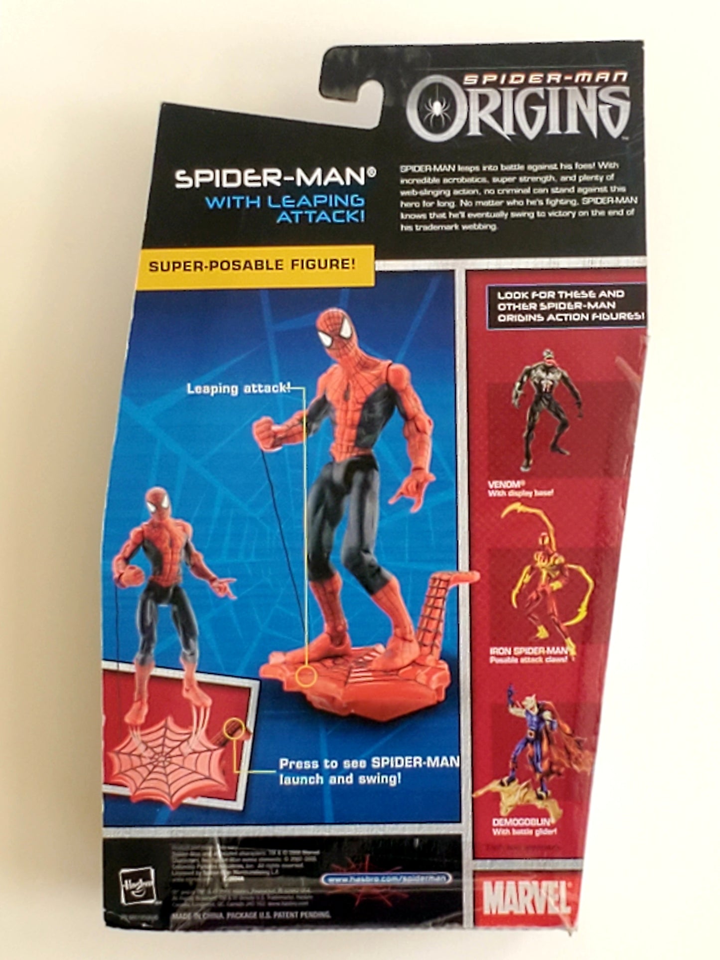 Spider-Man Origins Spider-Man with Leaping Attack