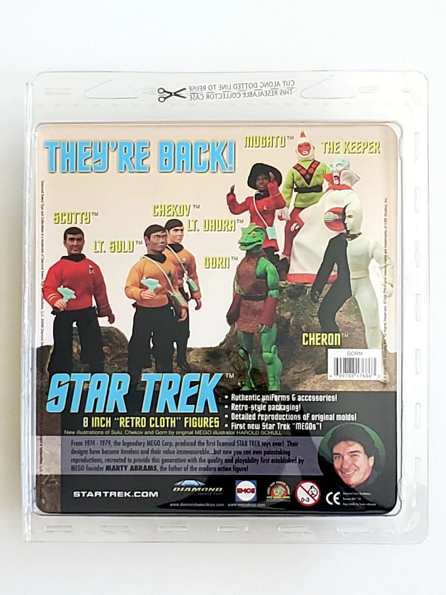 Star Trek Mego Reproduction Gorn 8-Inch Action Figure