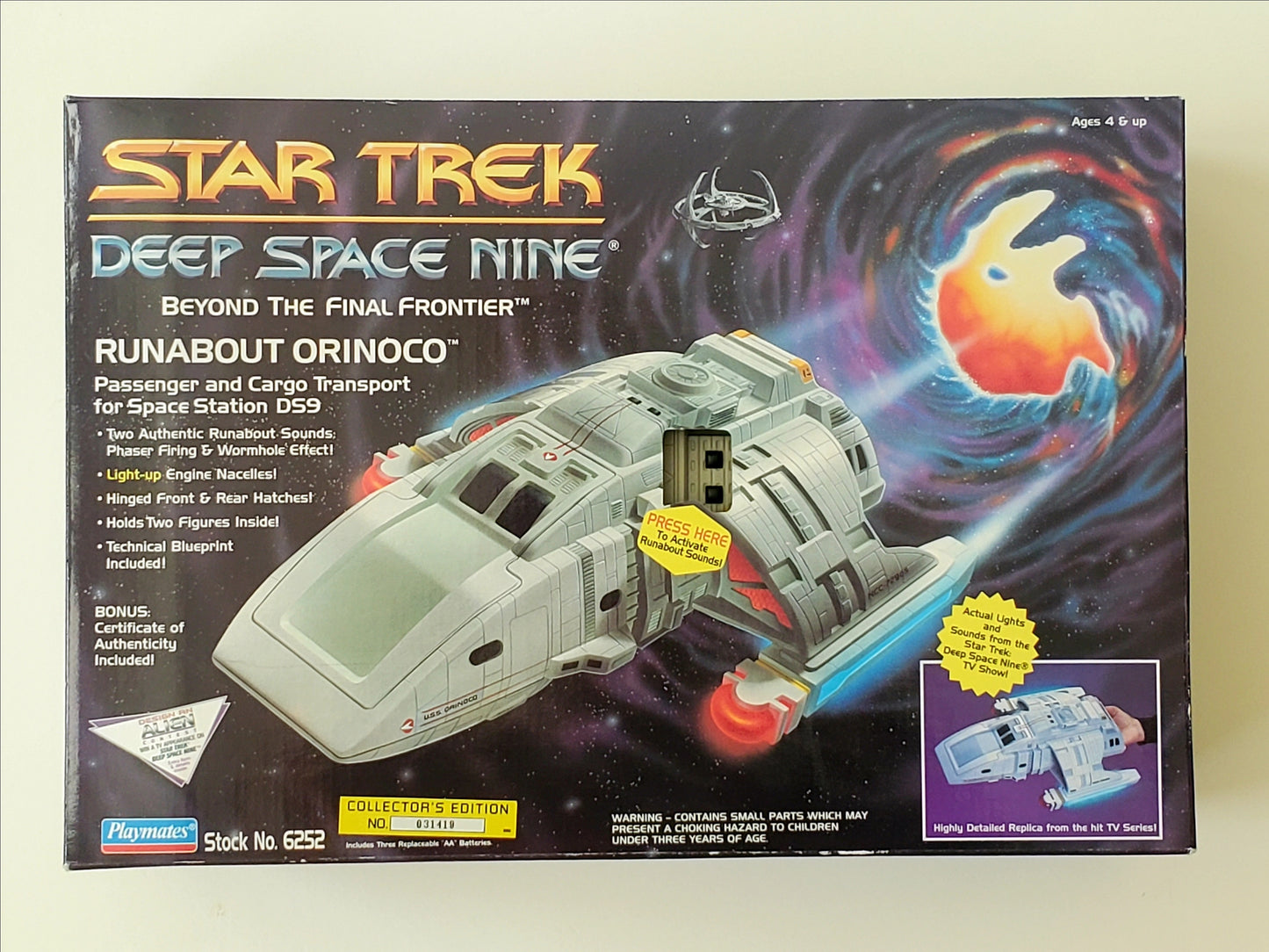 Star Trek: Deep Space Nine Runabout Orinoco Action Figure Vehicle