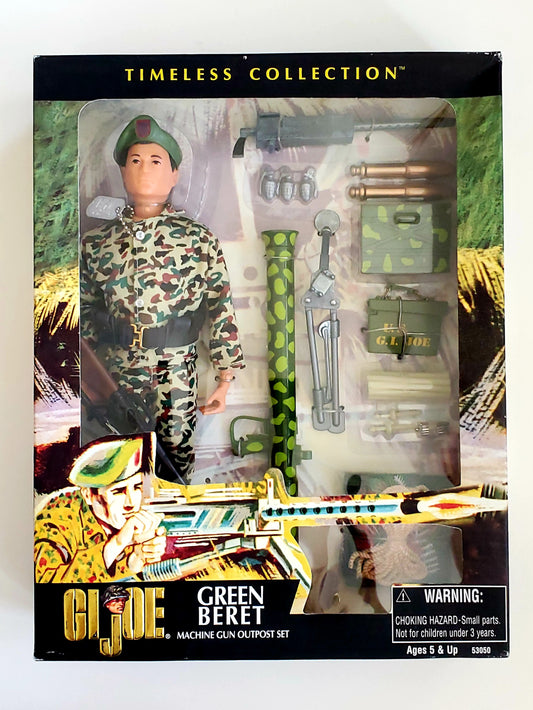 G.I. Joe Green Beret Machine Gun Outpost 12-Inch Action Figure