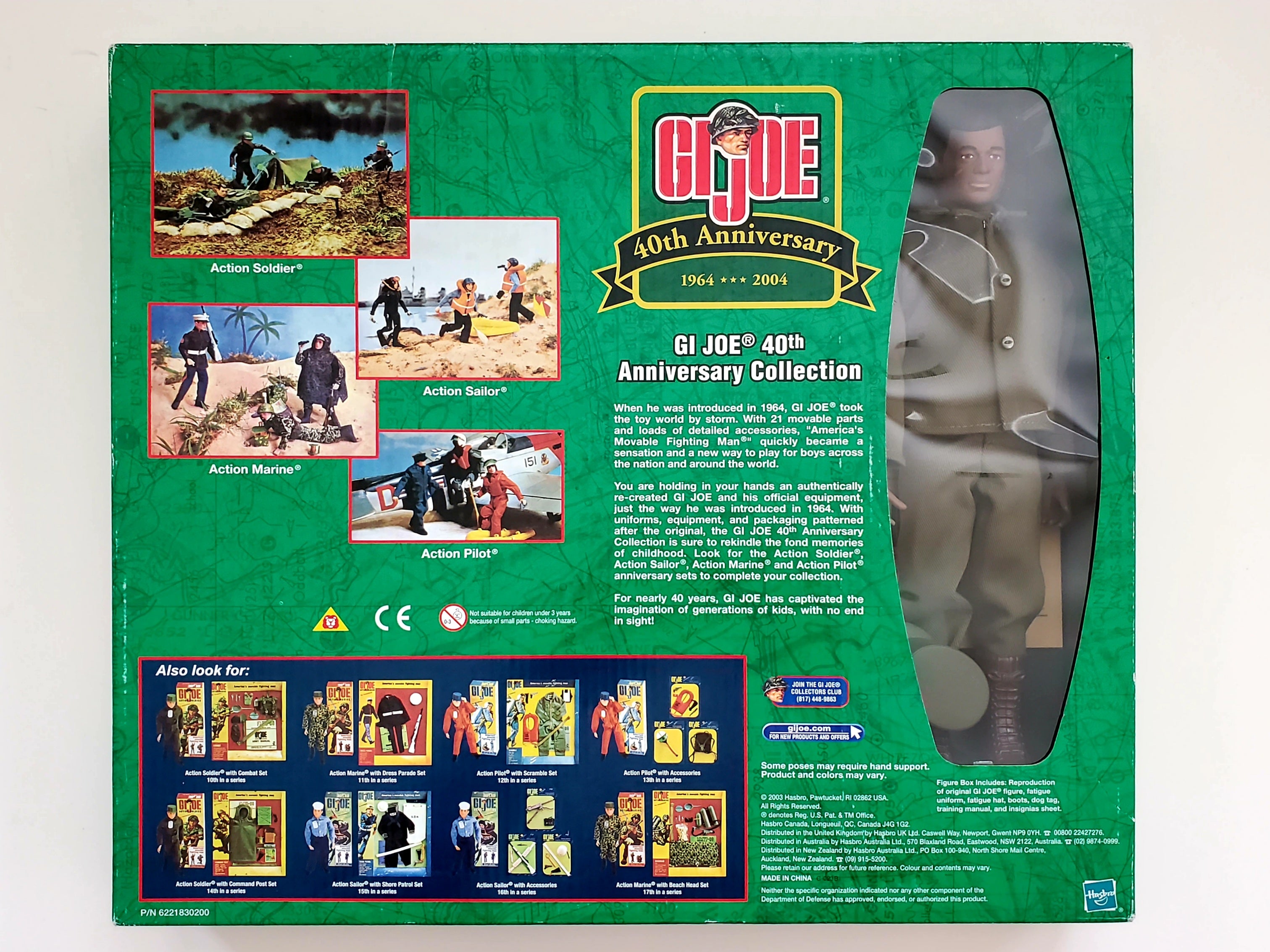 G.I. Joe 40th Anniversary Action Soldier with Combat Field Pack (Afric –  Action Figures and Collectible Toys