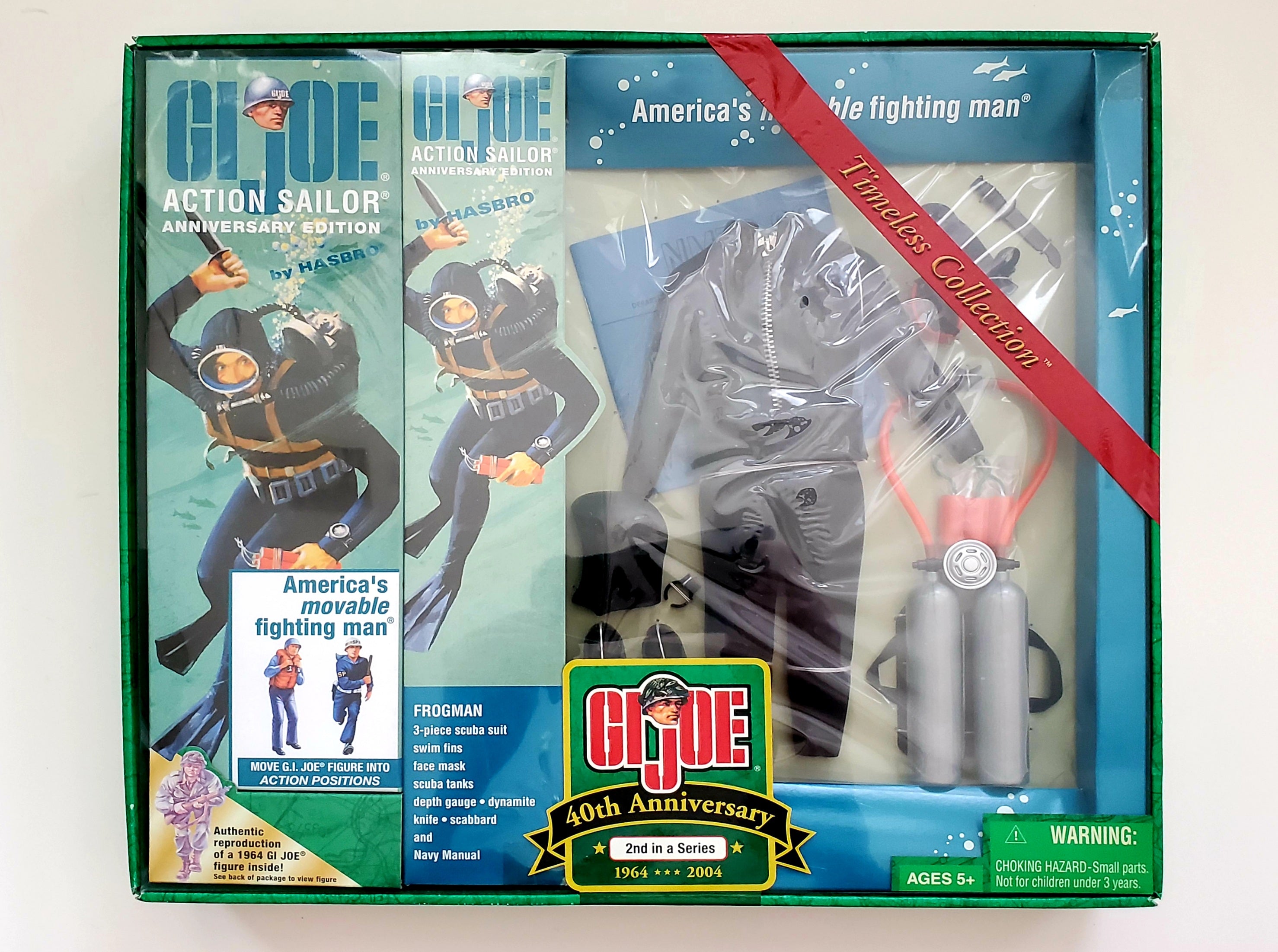 G.I. Joe 40th Anniversary Action Sailor with Frogman 2nd Set in a