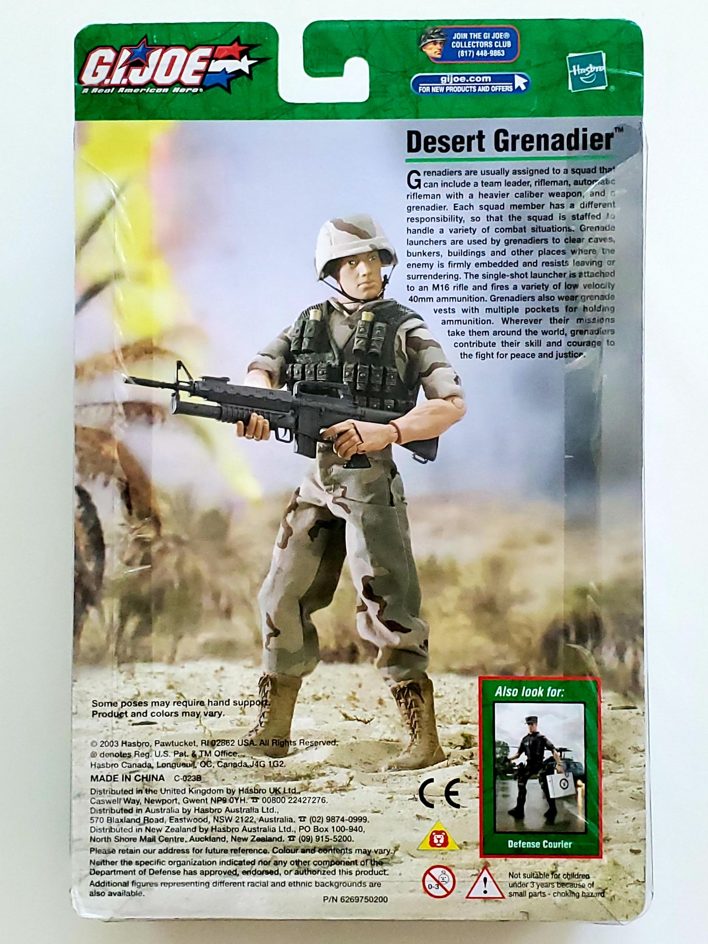 G.I. Joe Desert Grenadier (Hispanic) 12-Inch Action Figure