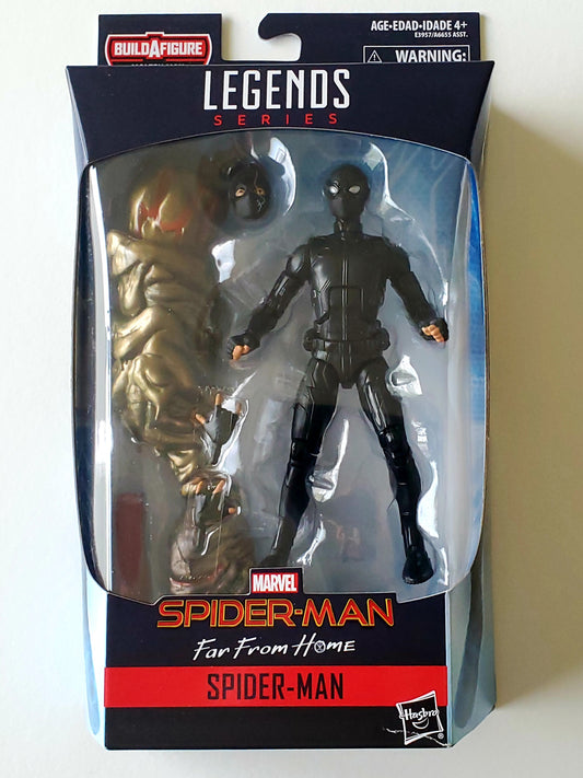 Marvel Legends Molten Man Series Stealth Suit Spider-Man 6-Inch Action Figure