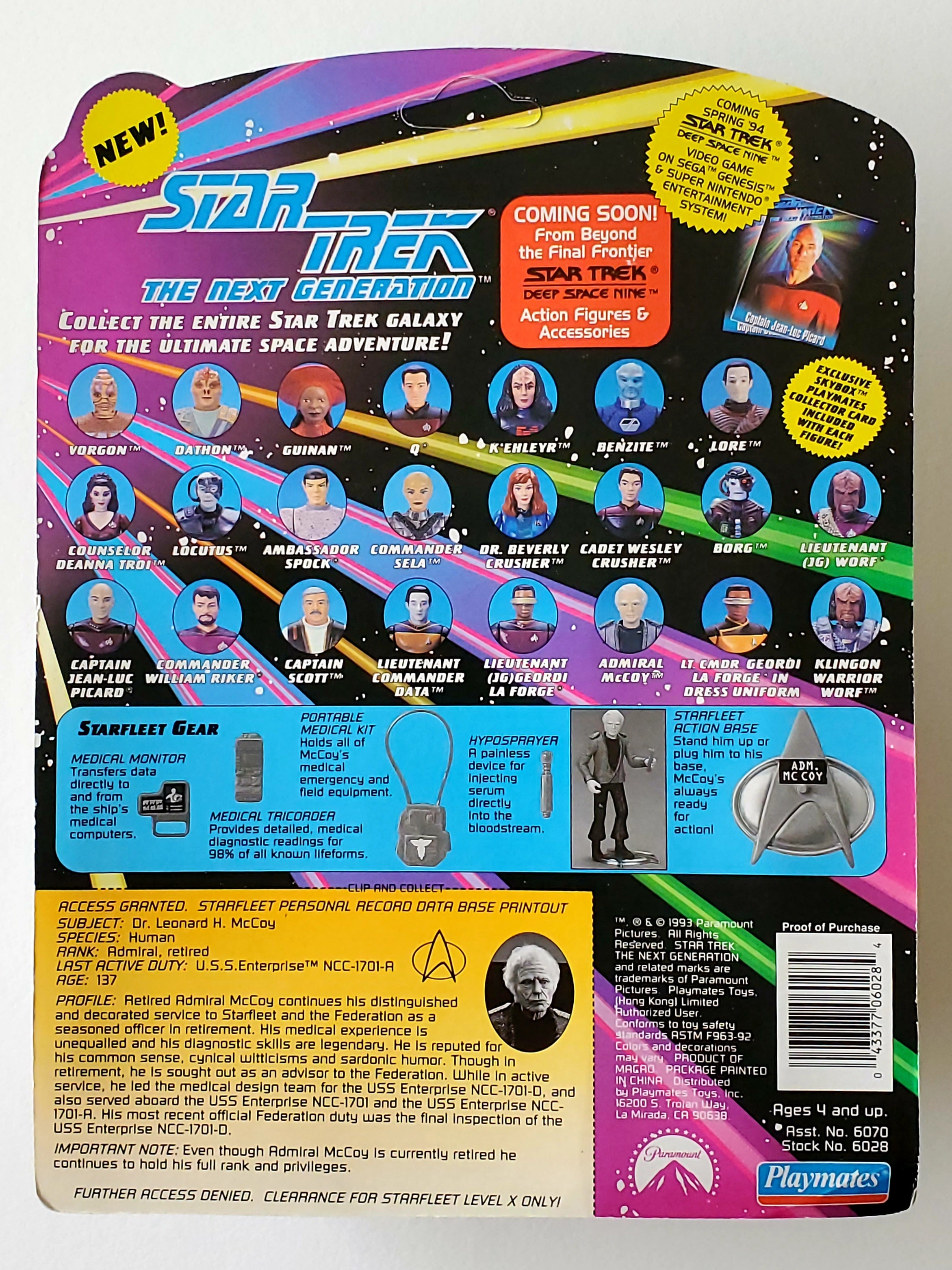 Star Trek: The Next Generation Admiral McCoy Action Figure