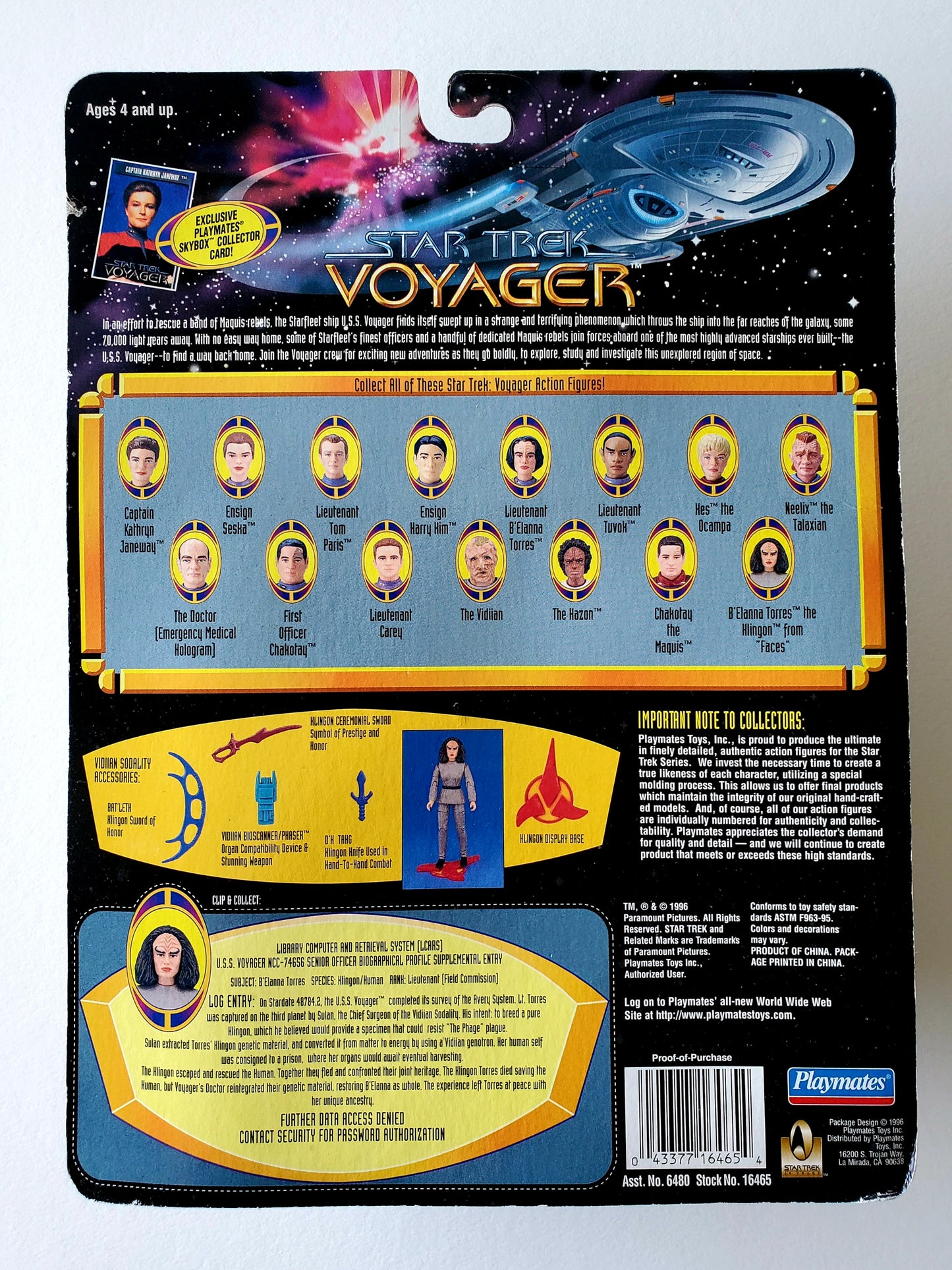 B'Elanna Torres the Klingon from the Star Trek: Voyager Episode "Faces"