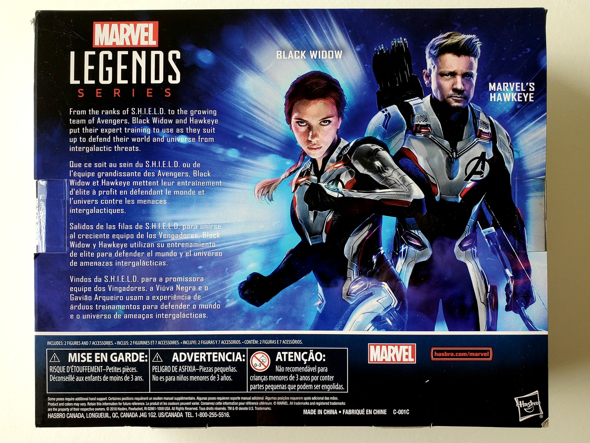 Marvel Legends 6 Avengers: Endgame Hawkeye And Black Widow Target