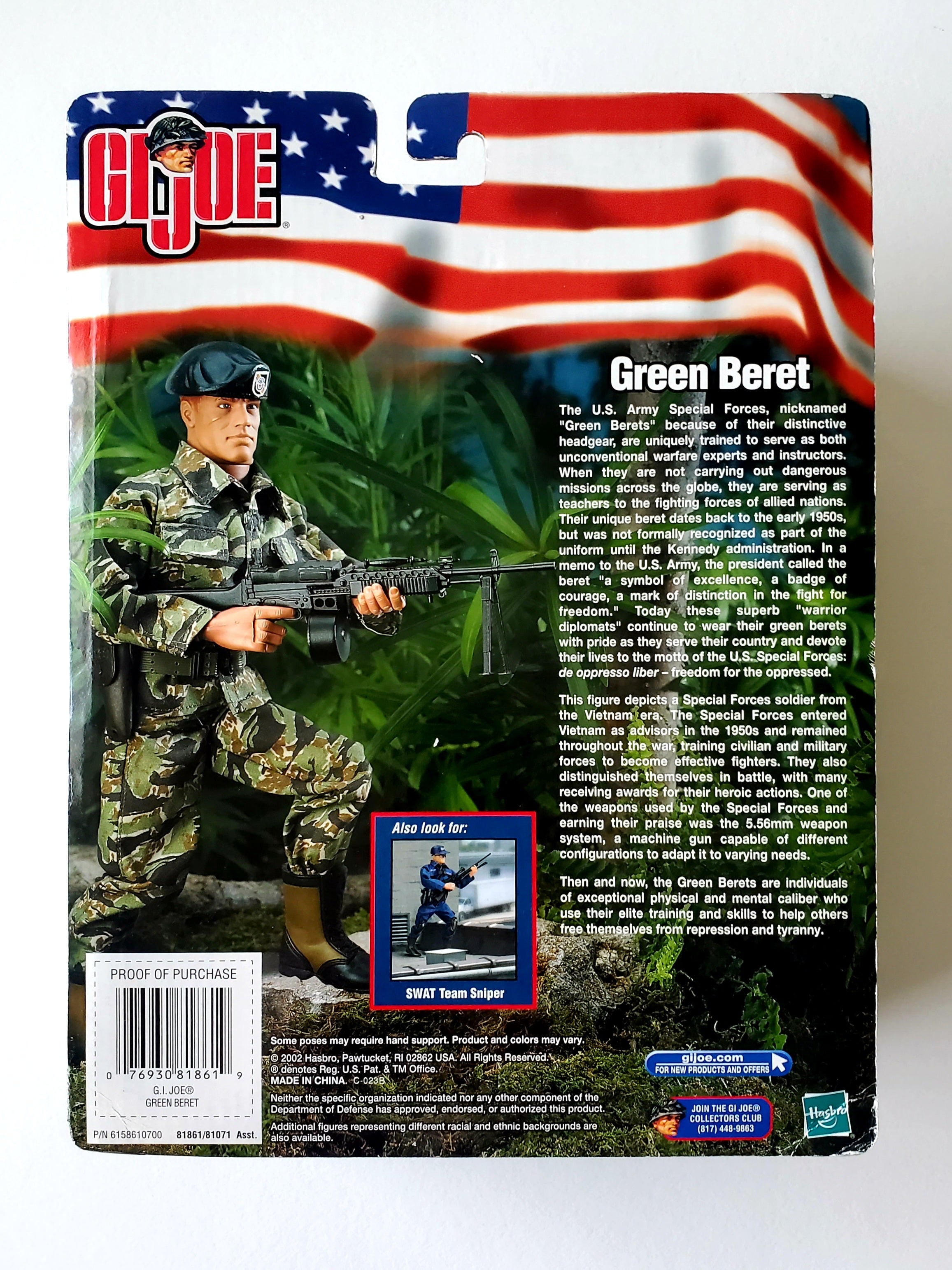 オープニング 大放出セール 【値下げ】GIJOE GREEN BERET