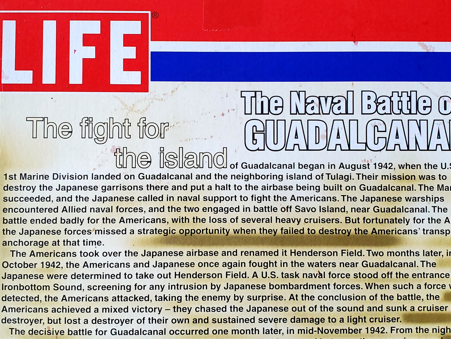 G.I. Joe Life Historical Editions The Battle of Okinawa