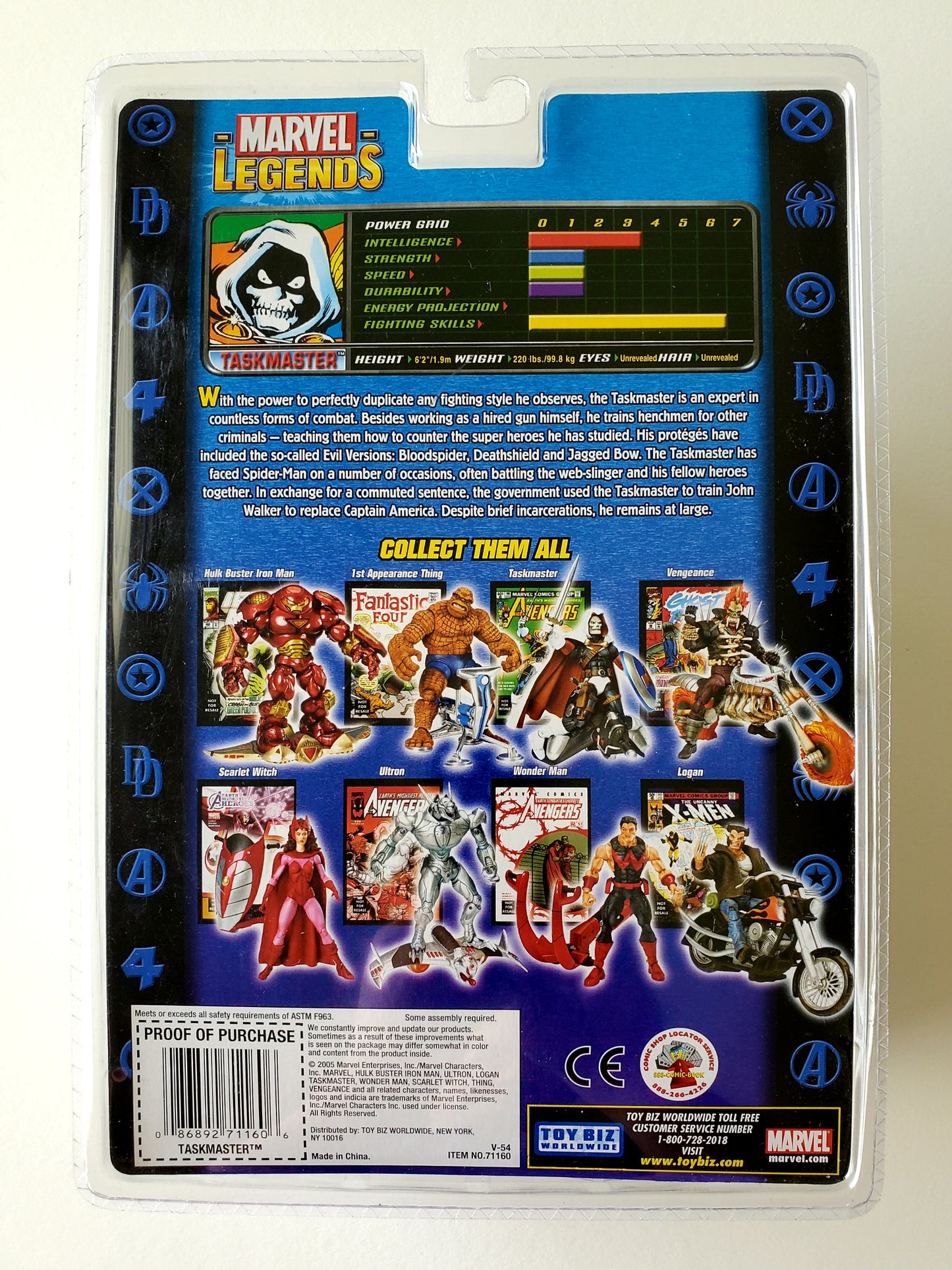 Marvel Legends Legendary Rider Series Taskmaster (No Trading Card Version) 6-Inch Action Figure
