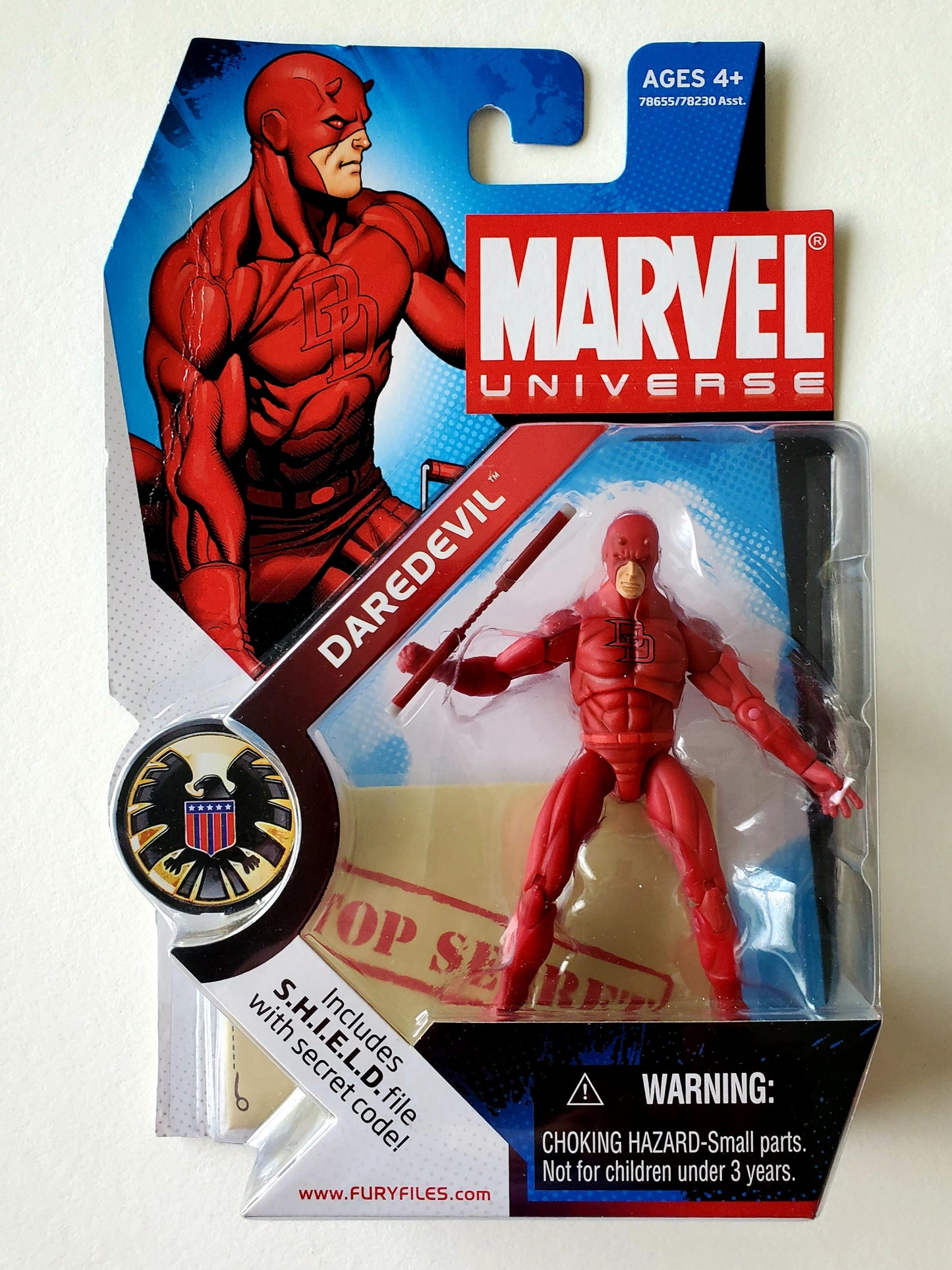 Marvel Universe Series 1 Figure 8 Daredevil (Light Red) 3.75-Inch Action Figure