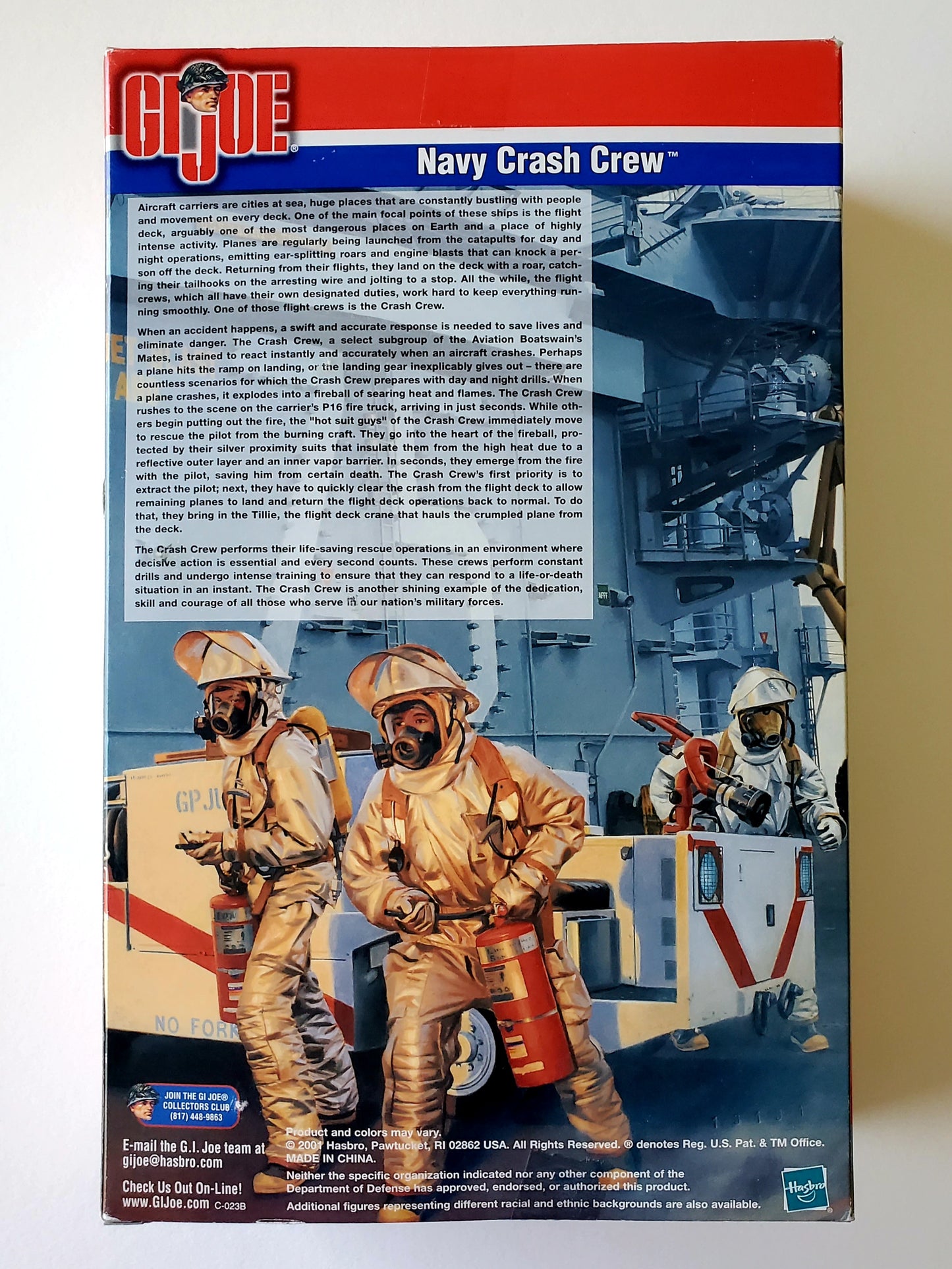 G.I. Joe Navy Crash Crew (Caucasian) 12-Inch Action Figure