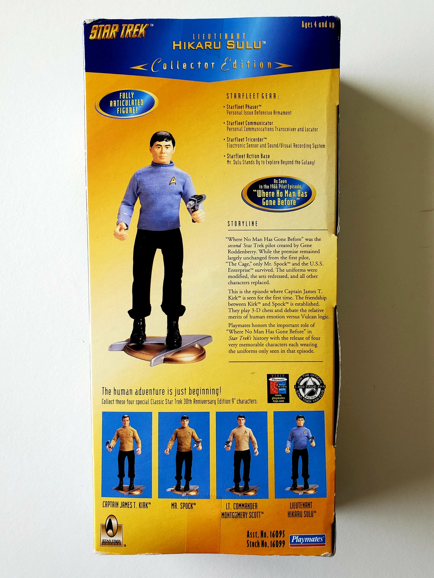 Star Trek Collector Edition Lieutenant Hikaru Sulu as seen in "Where No Man Has Gone Before"