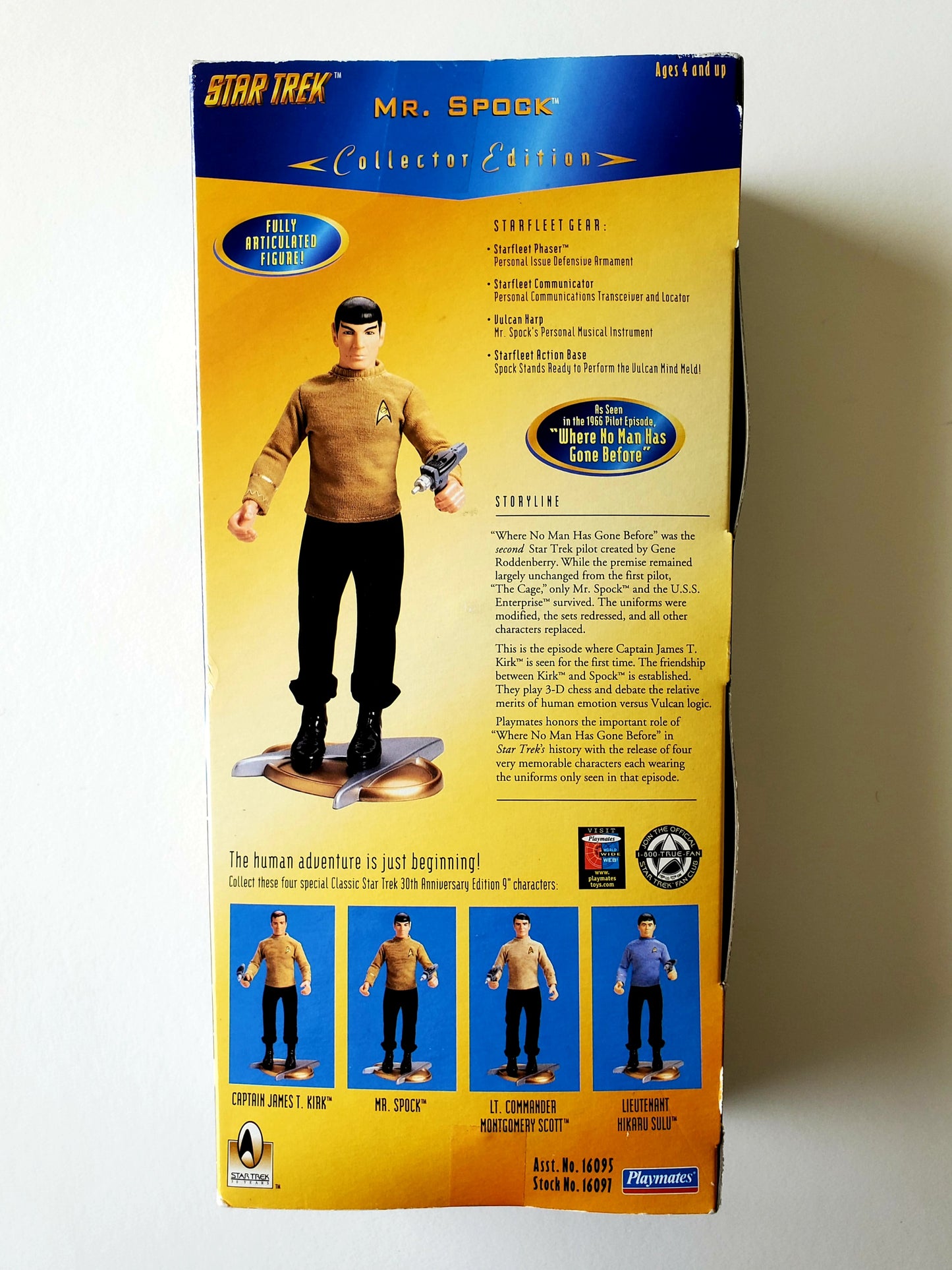 Star Trek Collector Edition Mr. Spock as seen in "Where No Man Has Gone Before"
