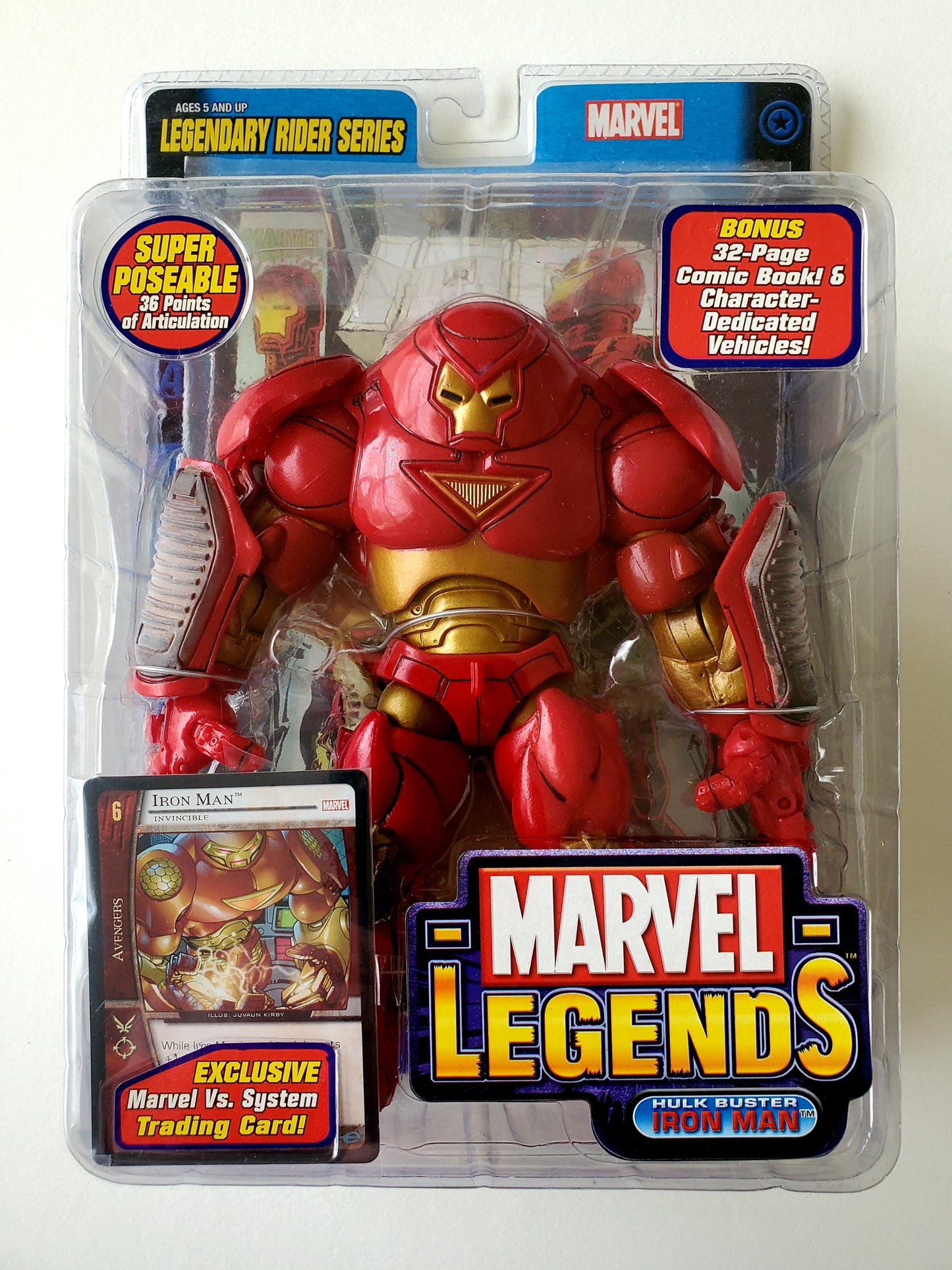 Marvel Legends Legendary Rider Series Hulkbuster Iron Man 6-Inch Action Figure