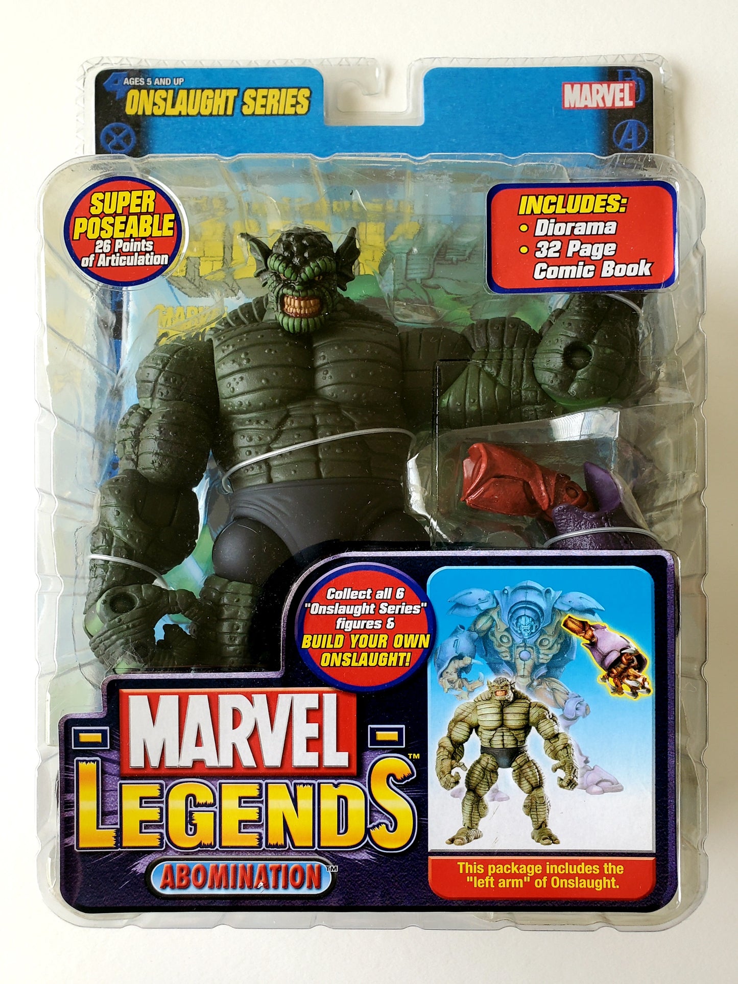 Marvel Legends Onslaught Series Abomination (Angry Face) 6-Inch Action Figure