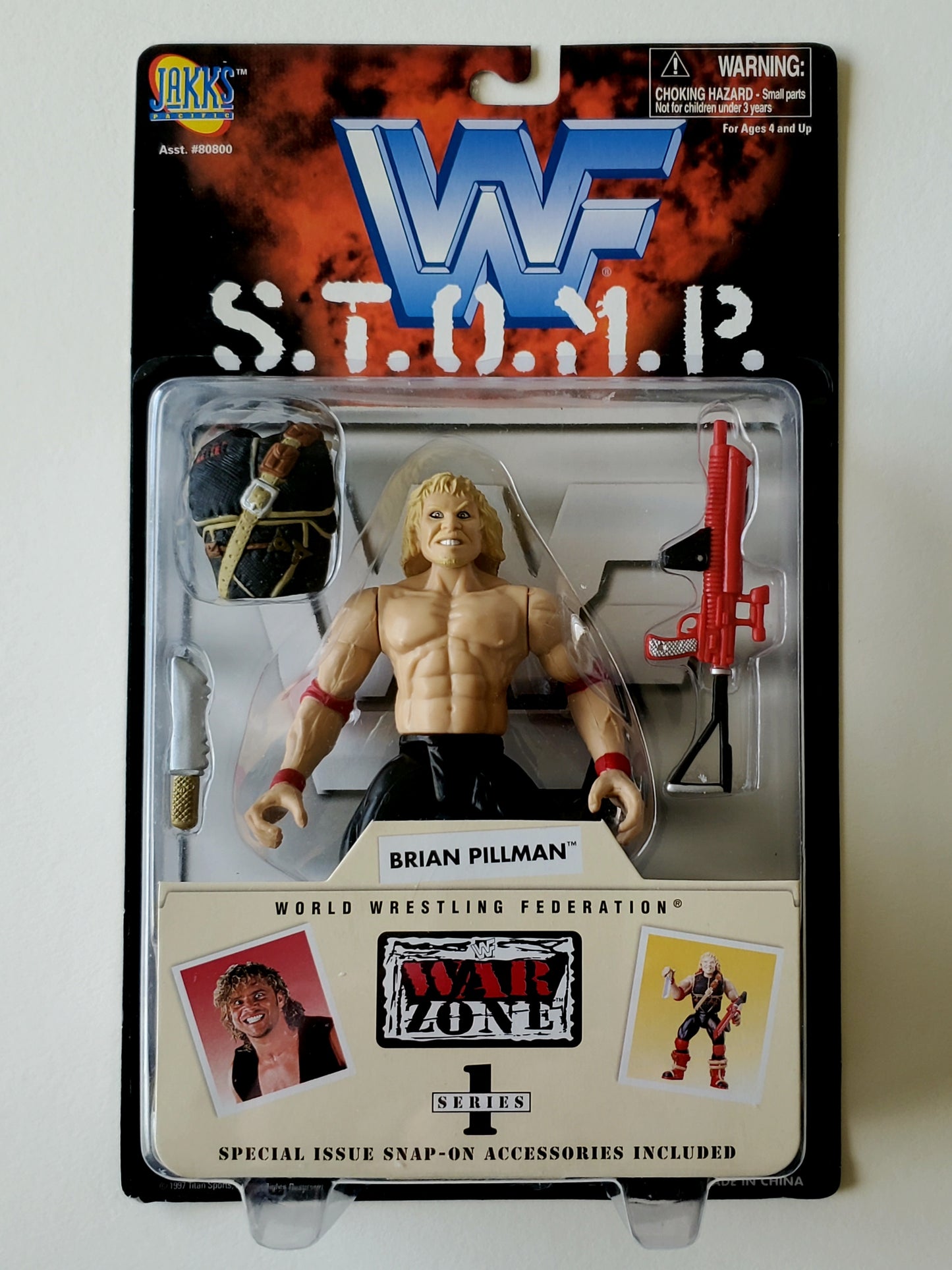 WWF S.T.O.M.P. Brian Pillman Action Figure