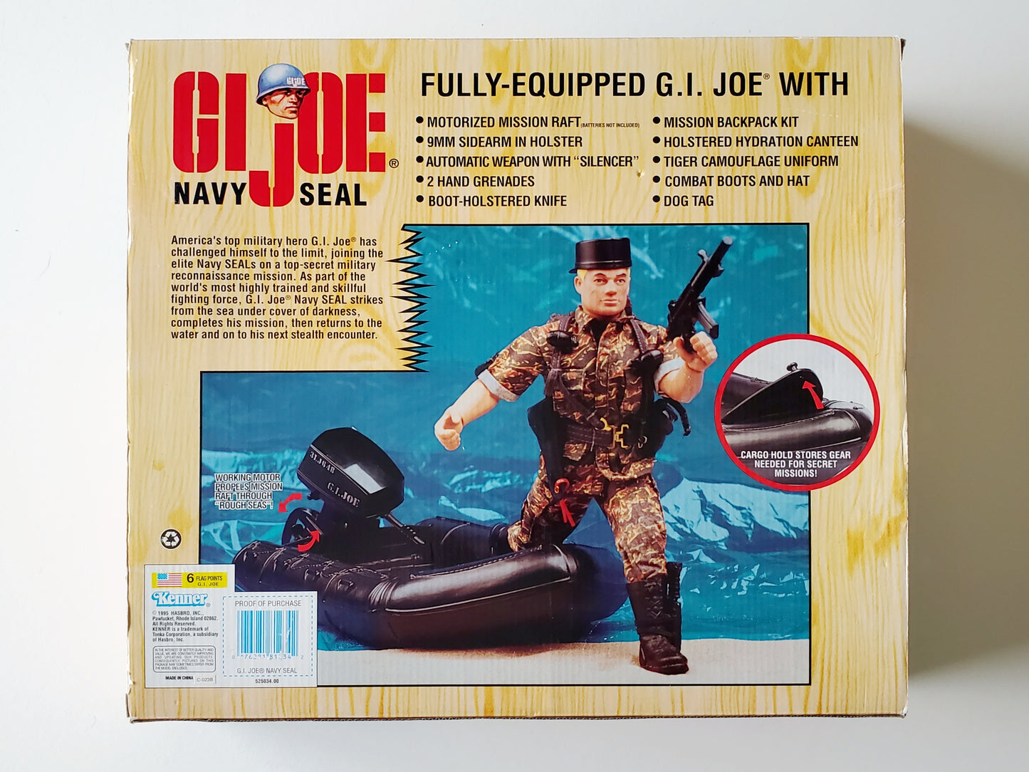 G.I. Joe Navy Seal and Mission Raft Exclusive 12-Inch Action Figure and Vehicle