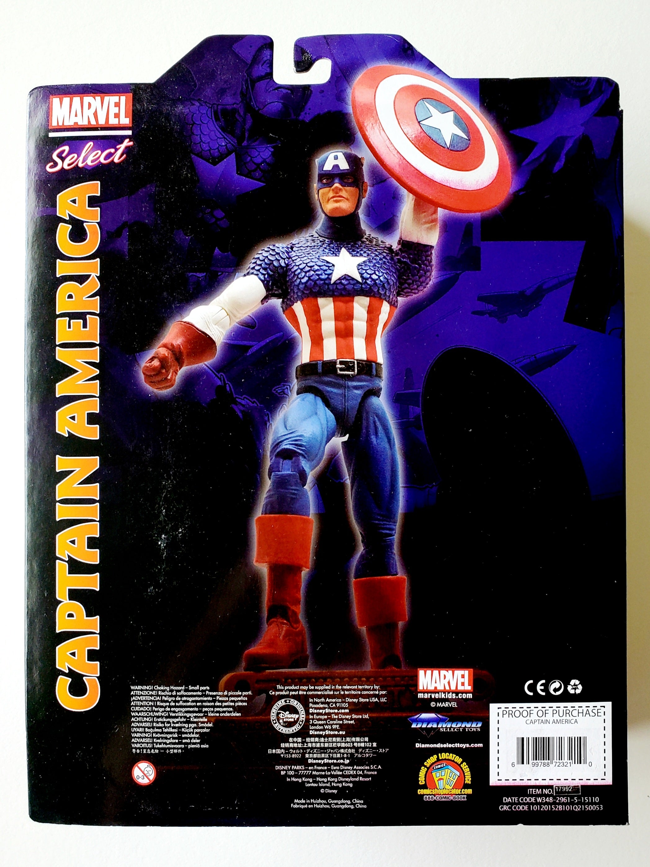 Marvel Select Exclusive Captain America Action Figure