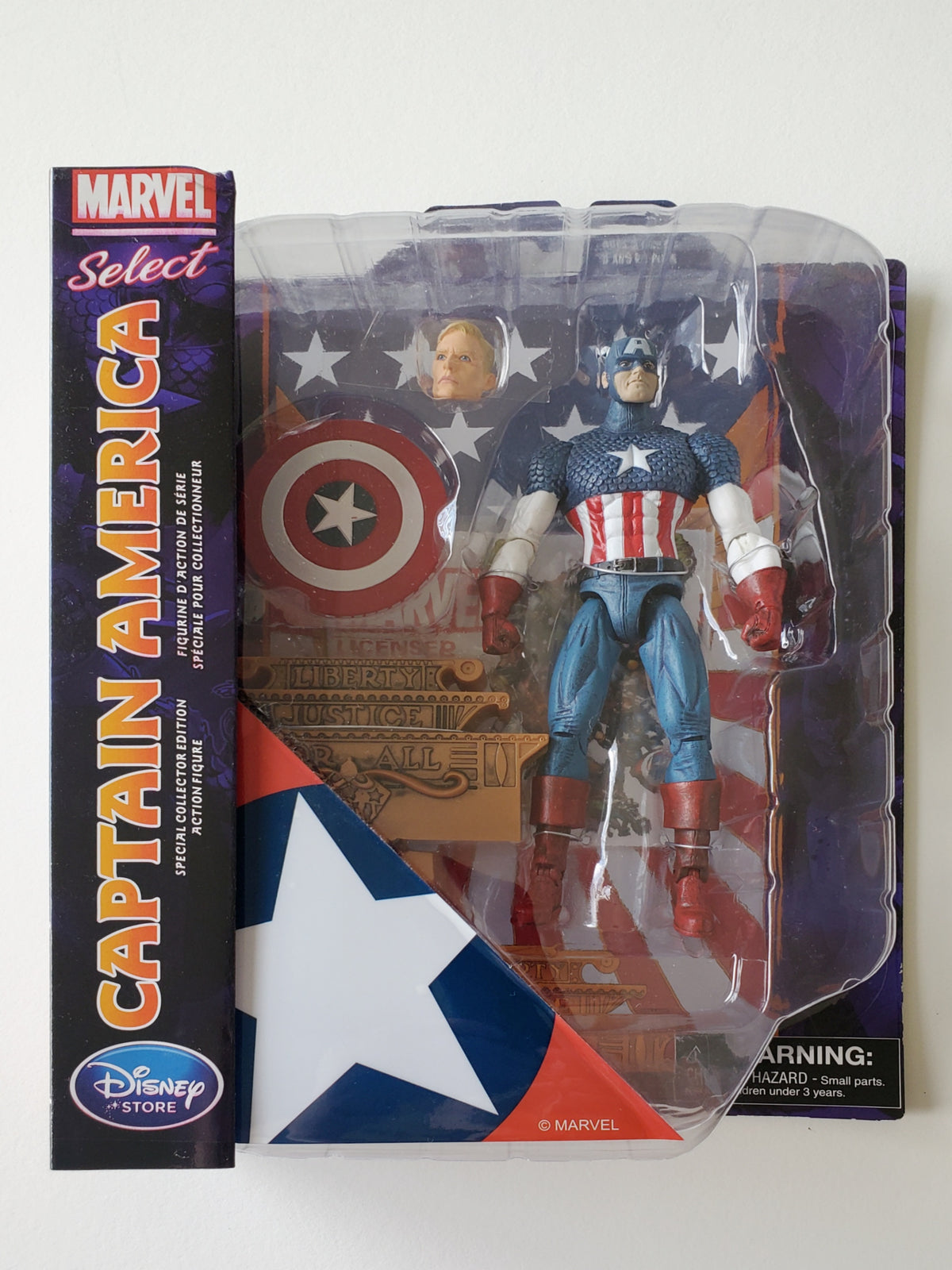 Marvel Select Exclusive Captain America Action Figure – Action Figures ...