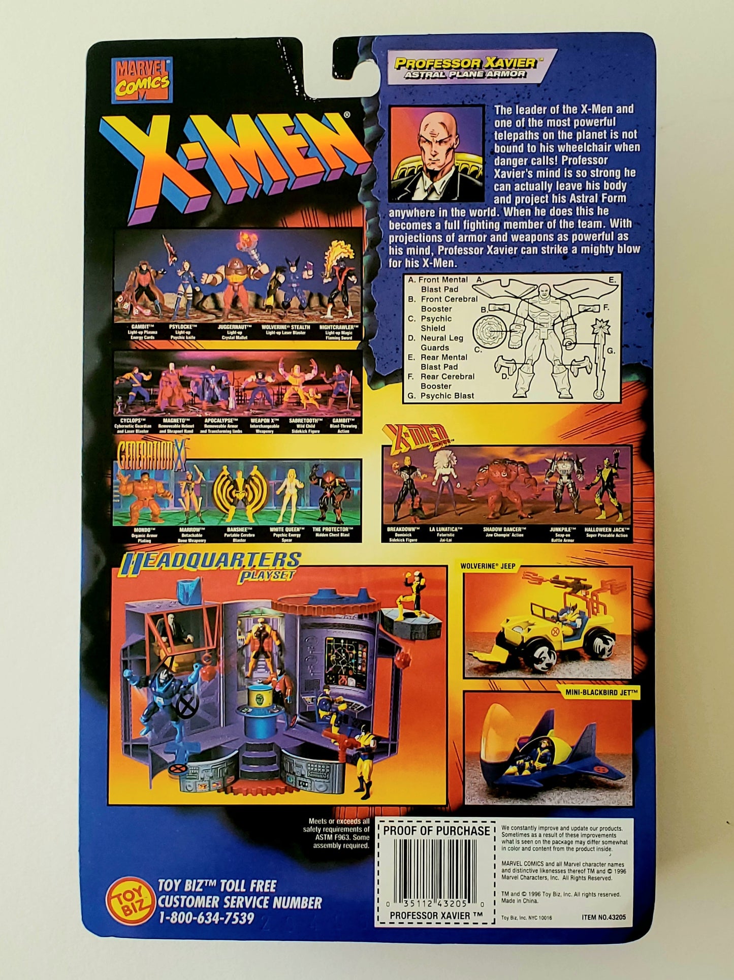 X-Men Mutant Armor Series Professor Xavier Action Figure