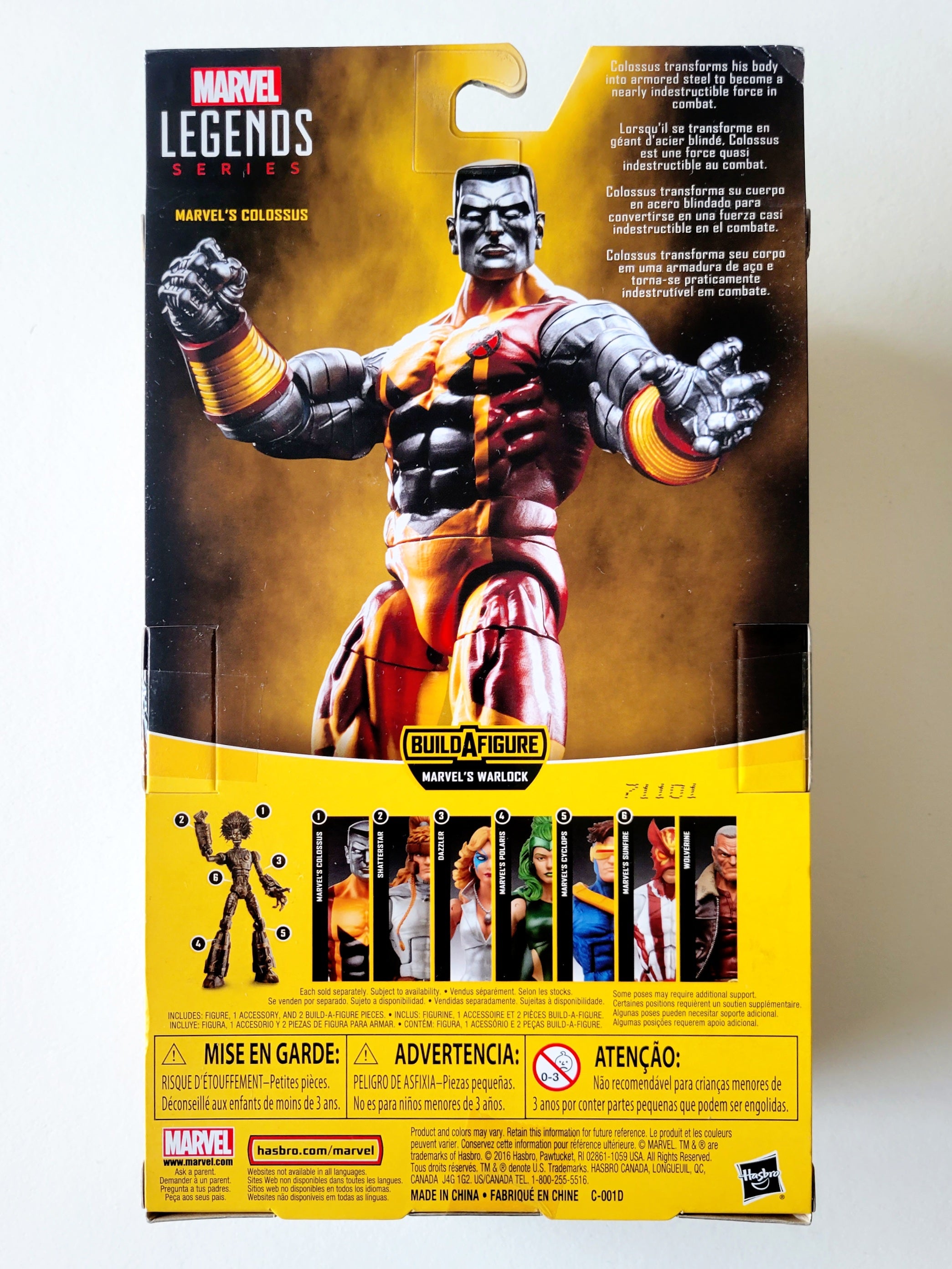 Colossus BAF 1-6 complete set NEW hot Marvel 6” figures