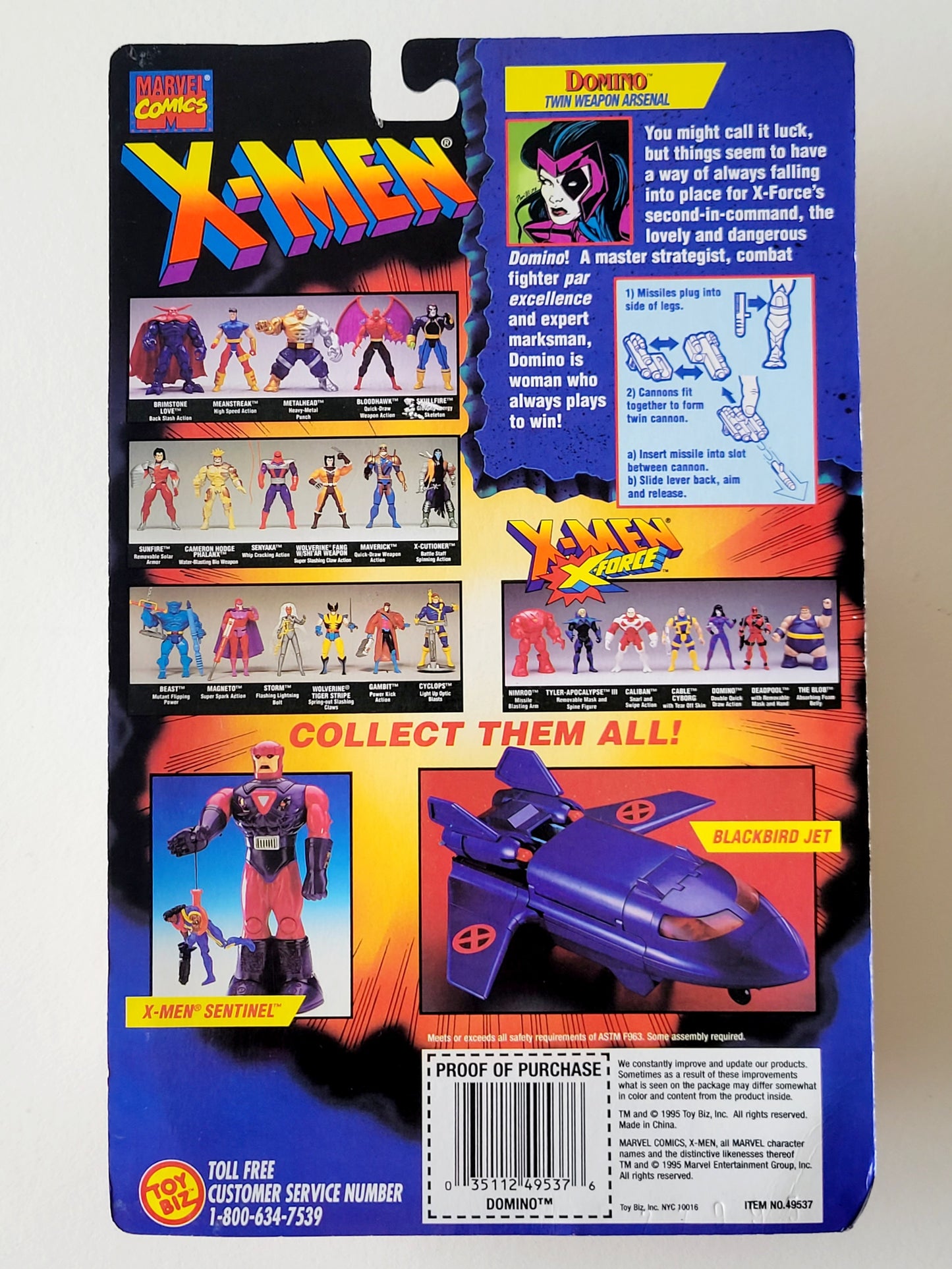 X-Men/X-Force Domino Action Figure