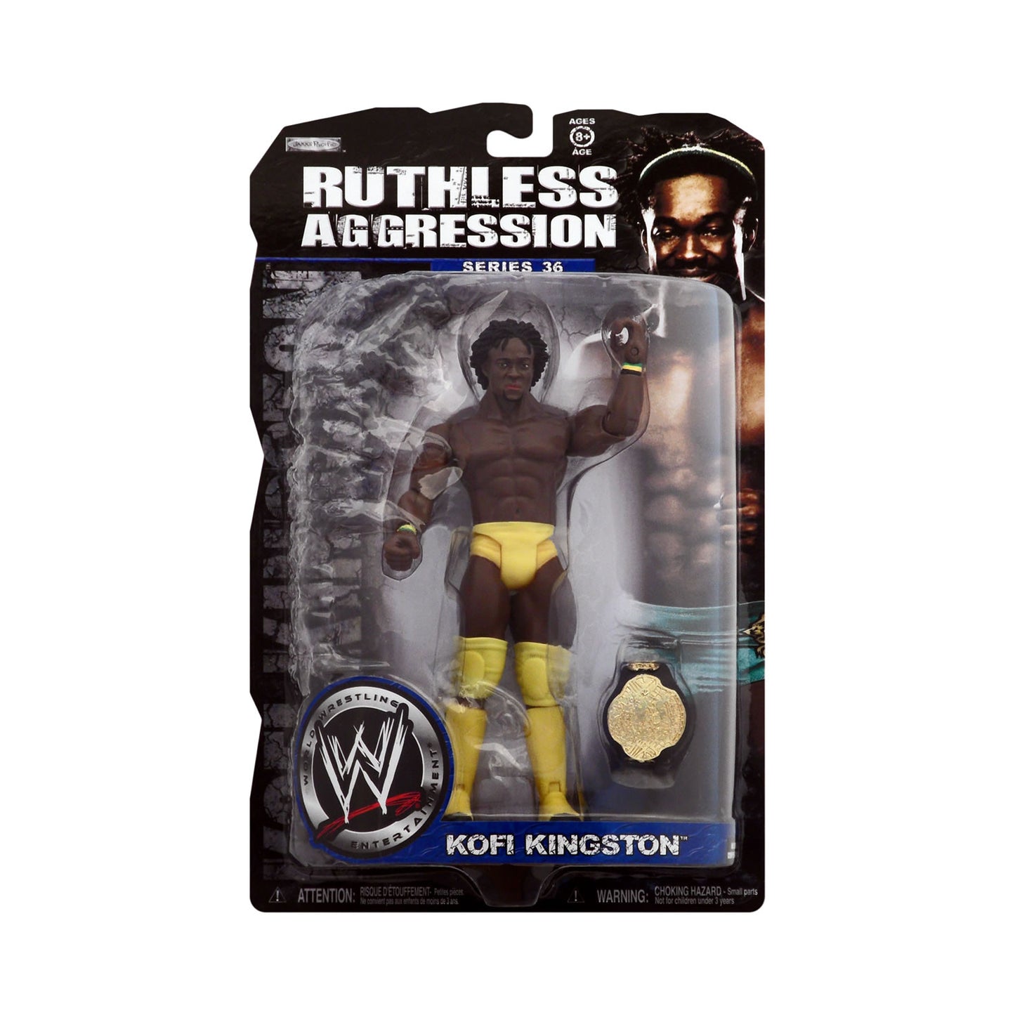 WWE Ruthless Aggression Series 36 Kofi Kingston Action Figure