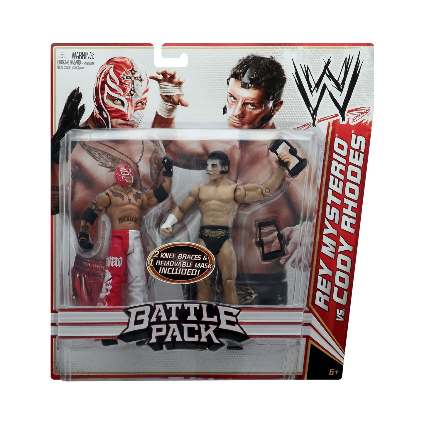 WWE Series 13 Battle Pack Rey Mysterio vs. Cody Rhodes Action Figure 2-Pack
