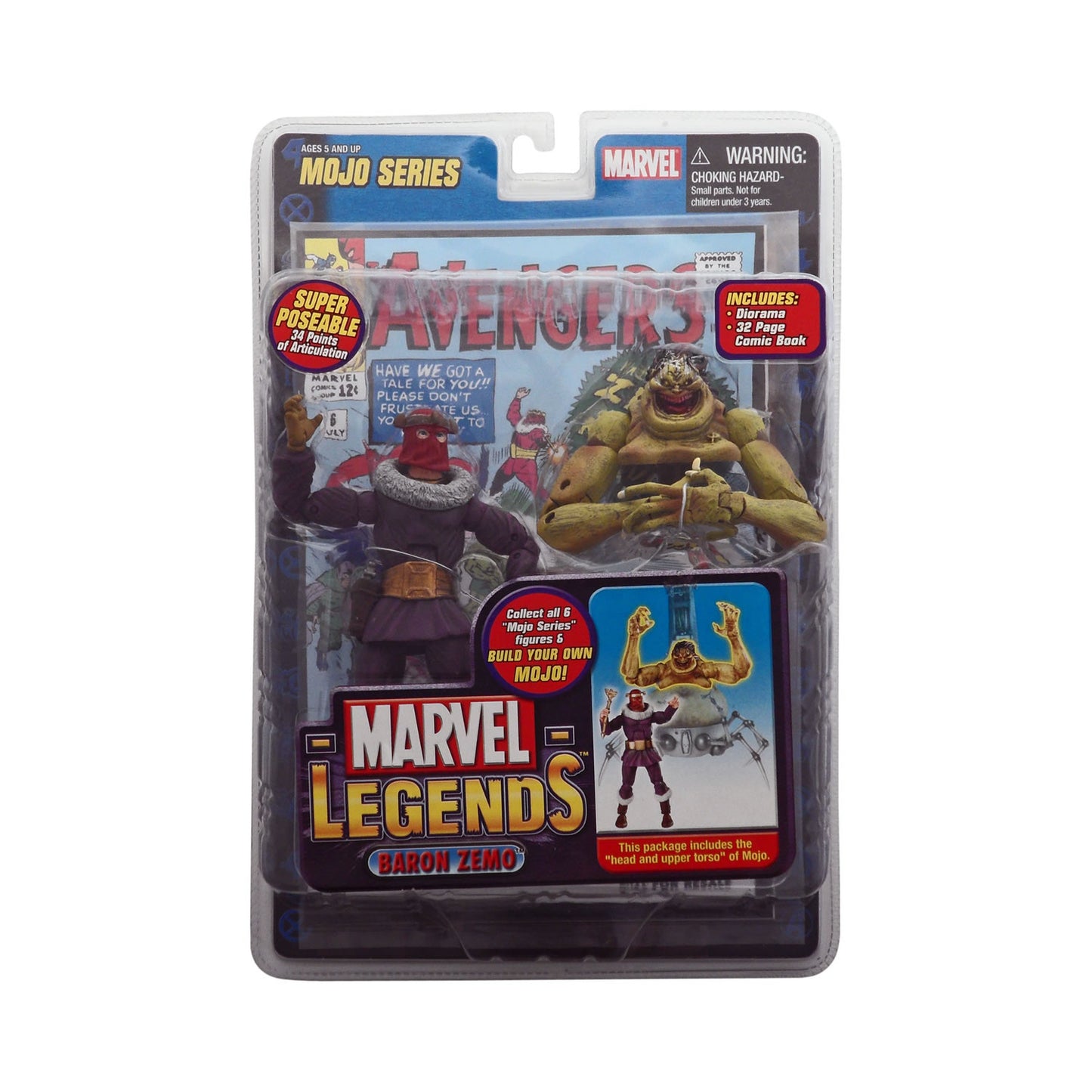 Marvel Legends Mojo Series Baron Zemo 6-Inch Action Figure