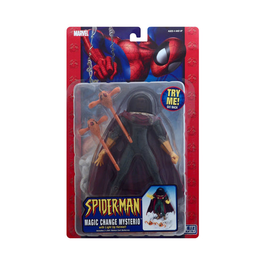 Spider-Man Classics Magic Change Mysterio with Light Up Helmet 6-Inch Action Figure