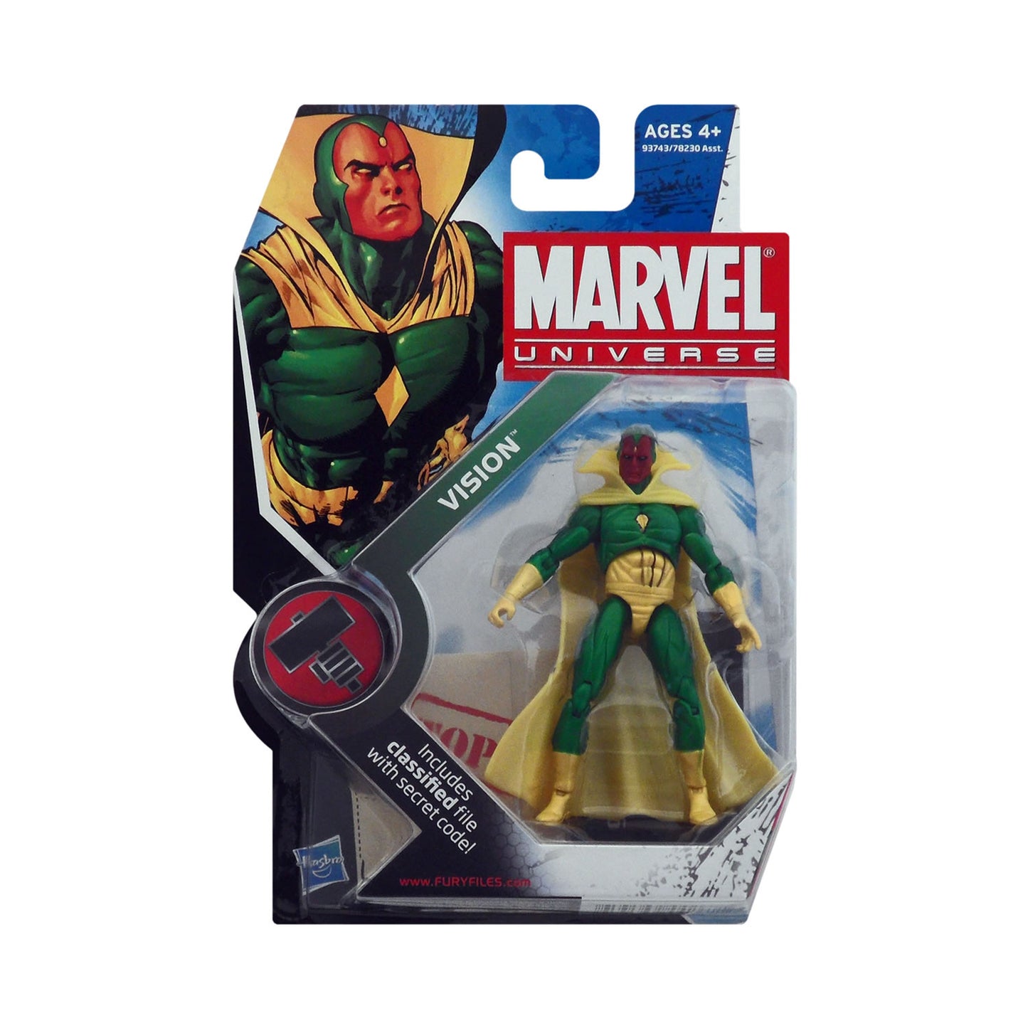Marvel Universe Series 2 Figure 6 Vision (solid)