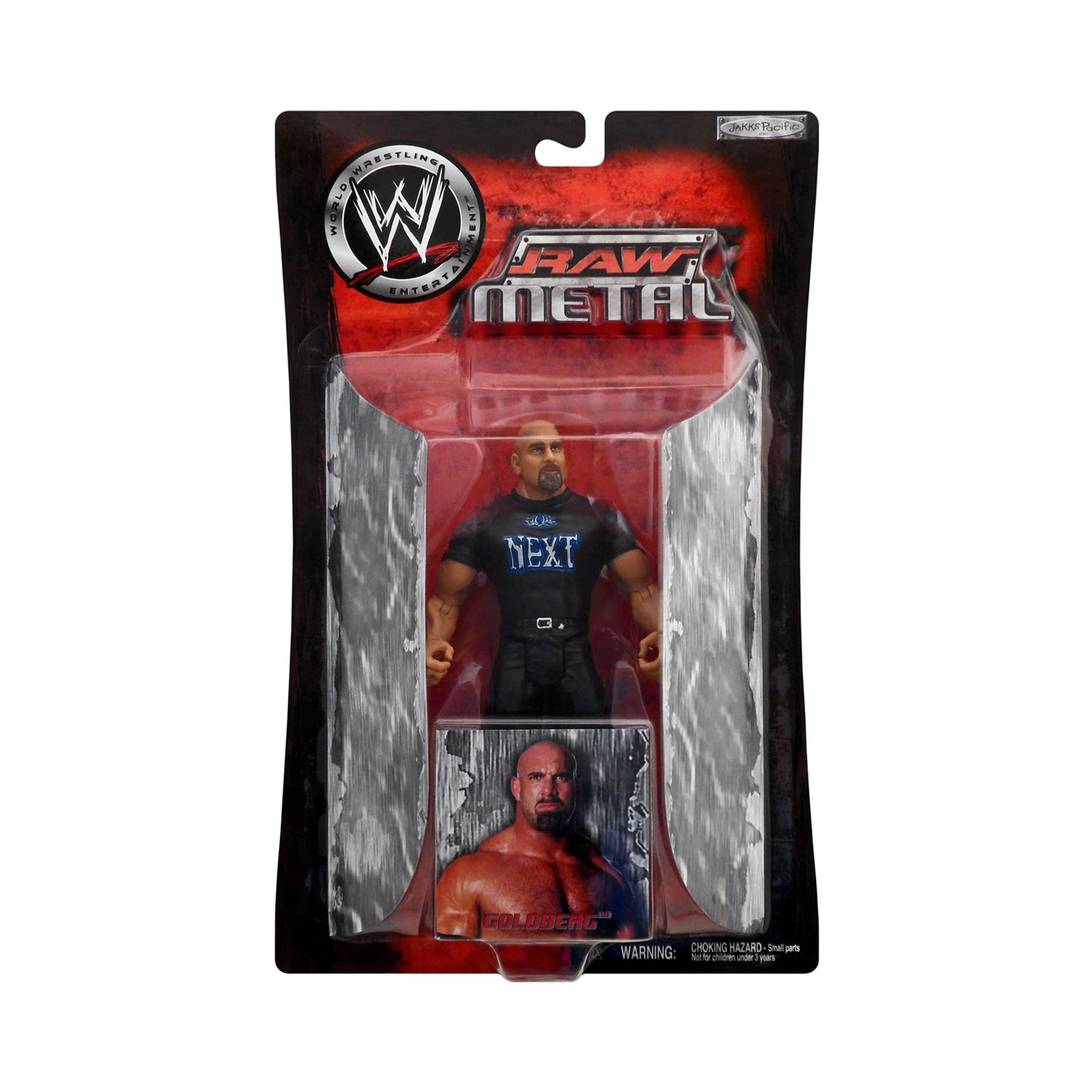 WWE Raw Metal Goldberg Action Figure